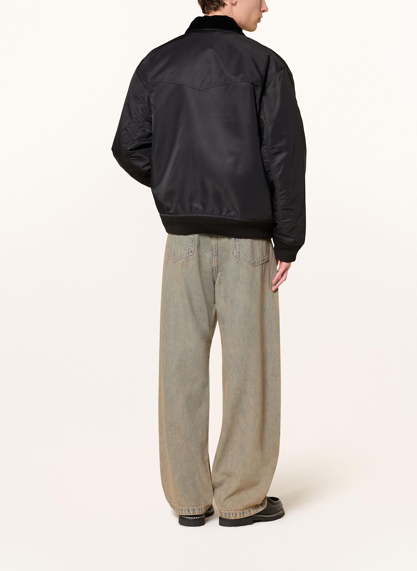 carhartt WIP SANTA FE bomber jacket: BLACK