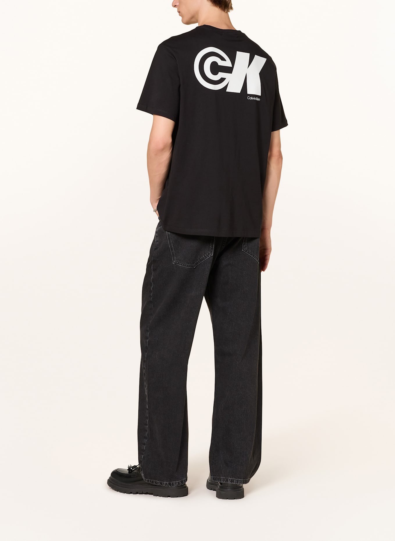 Calvin Klein Jeans T-Shirt: SCHWARZ / WEISS