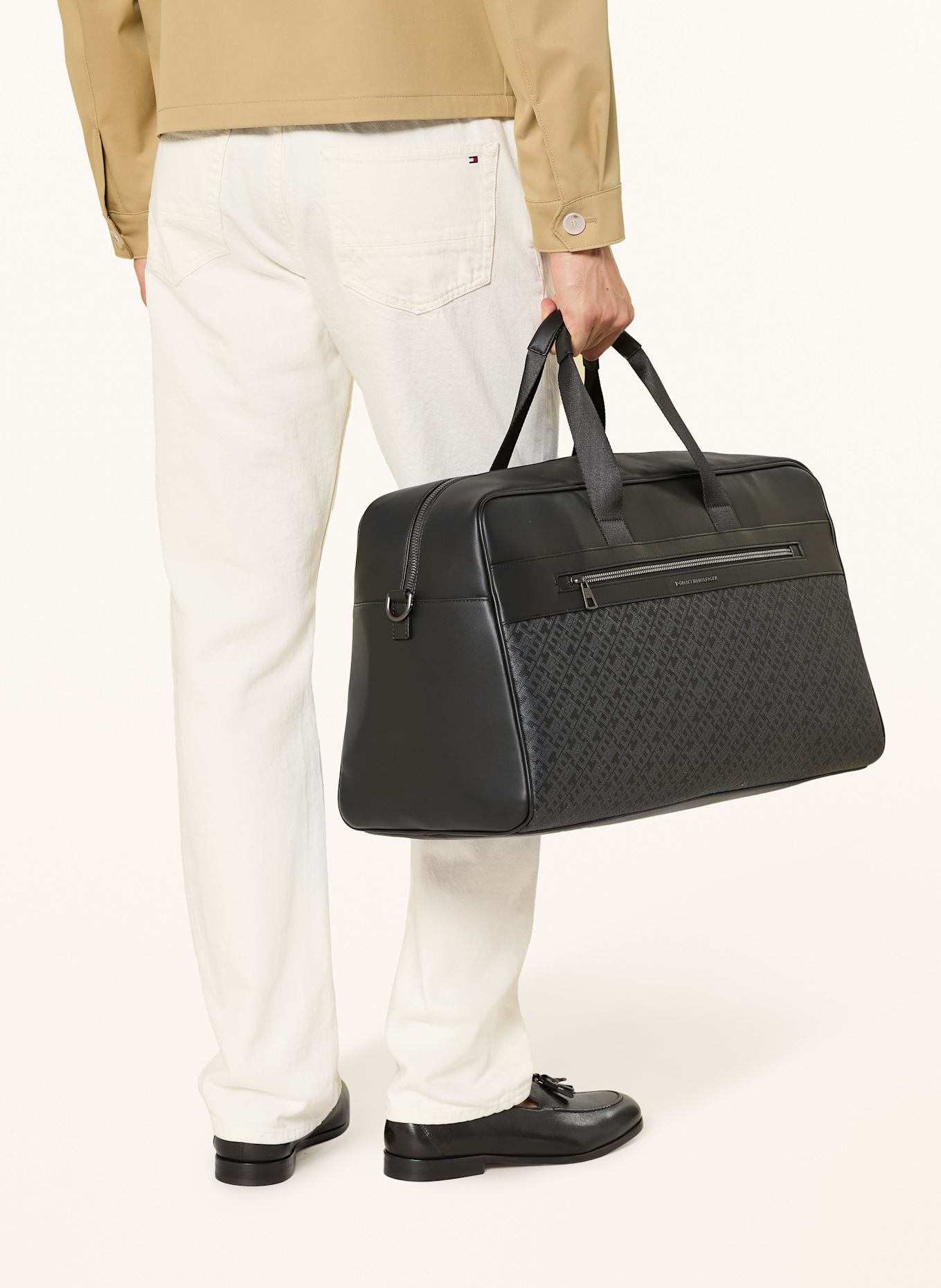 TOMMY HILFIGER Travel bag 30 l: BLACK