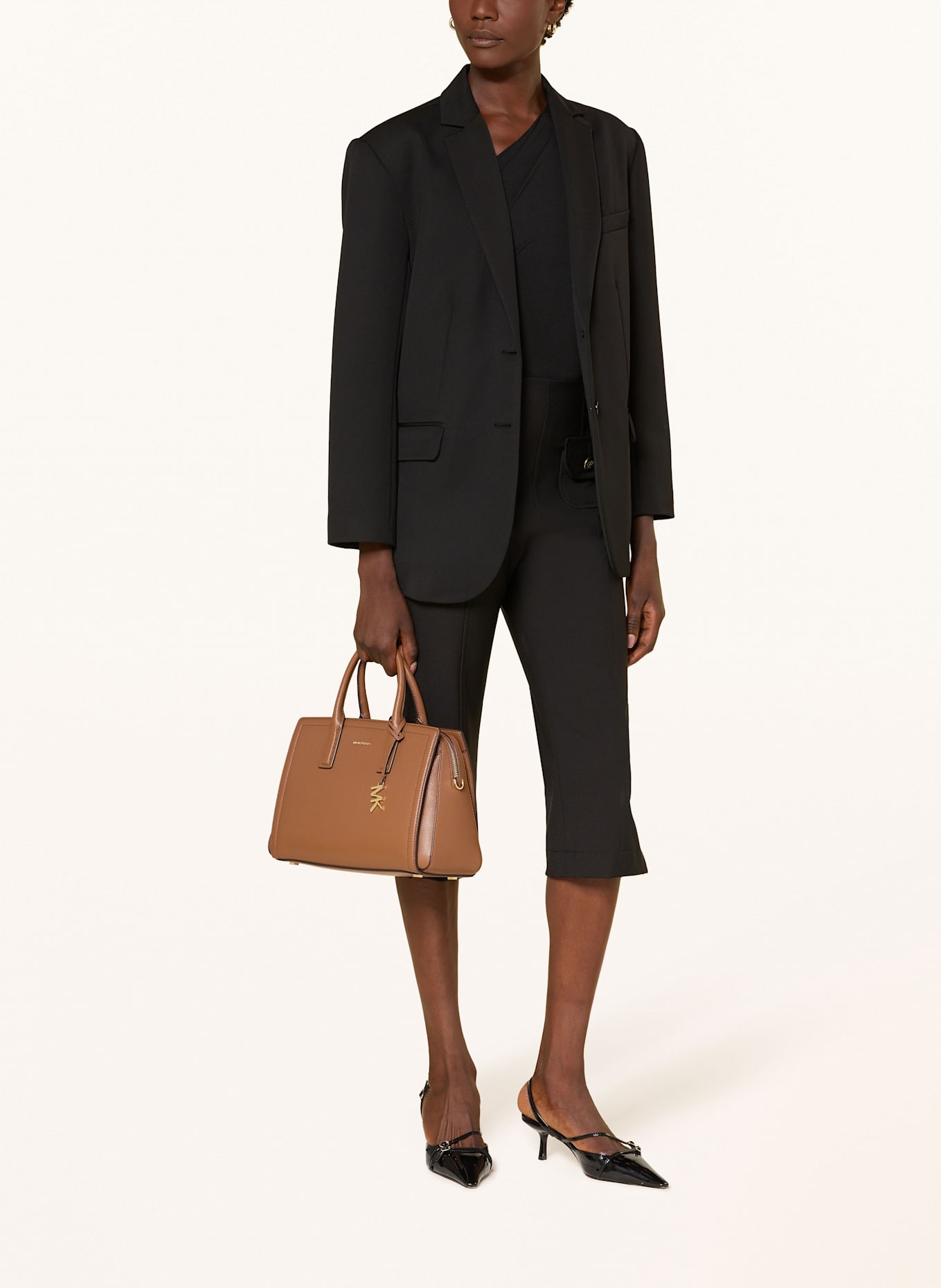 MICHAEL KORS Handtasche LAILA MEDUIM: COGNAC