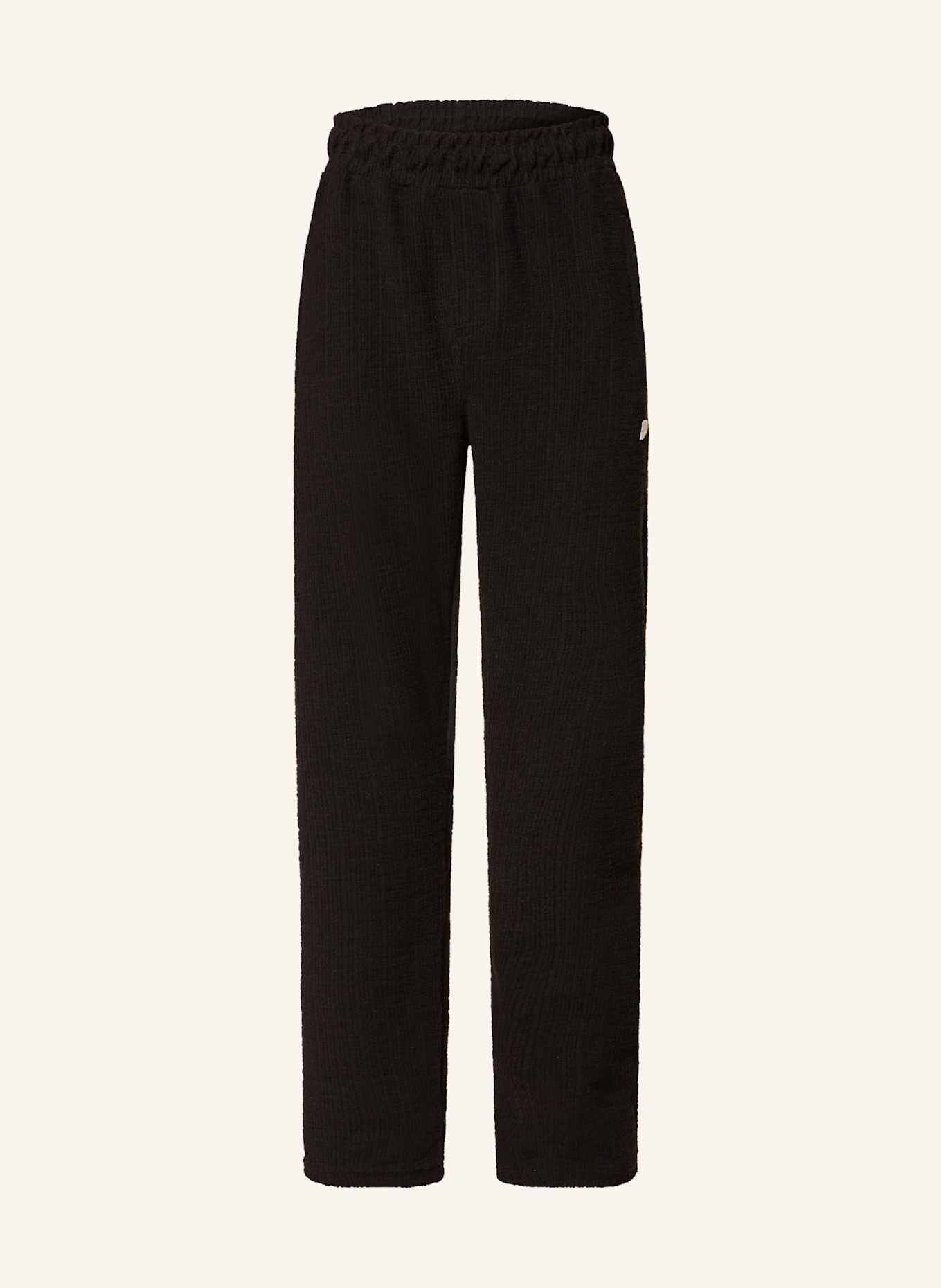 PEGADOR Hose LIBCO im Jogging-Stil Wide Fit: SCHWARZ