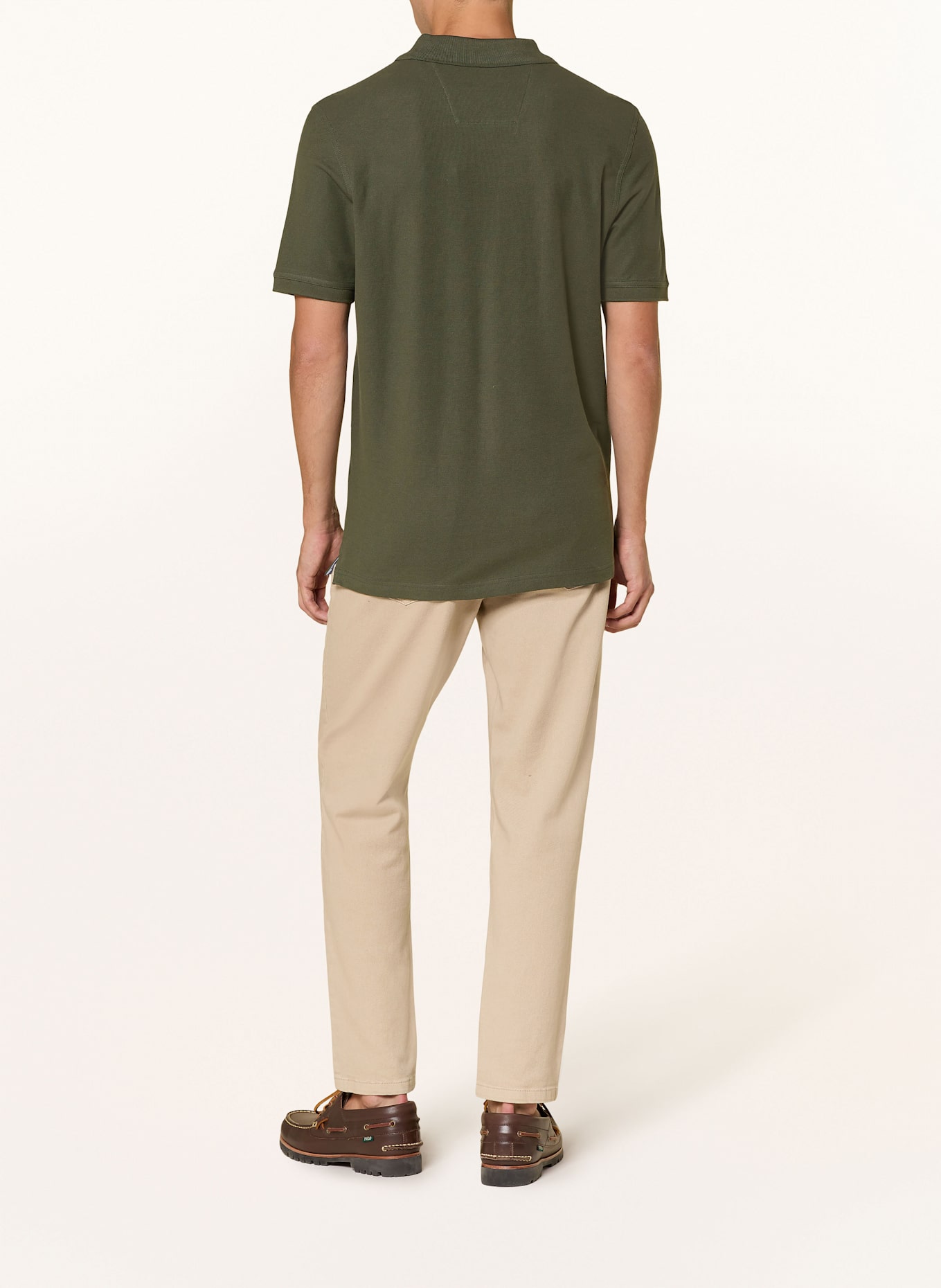 FYNCH-HATTON Piqué-Poloshirt: DUNKELGRÜN