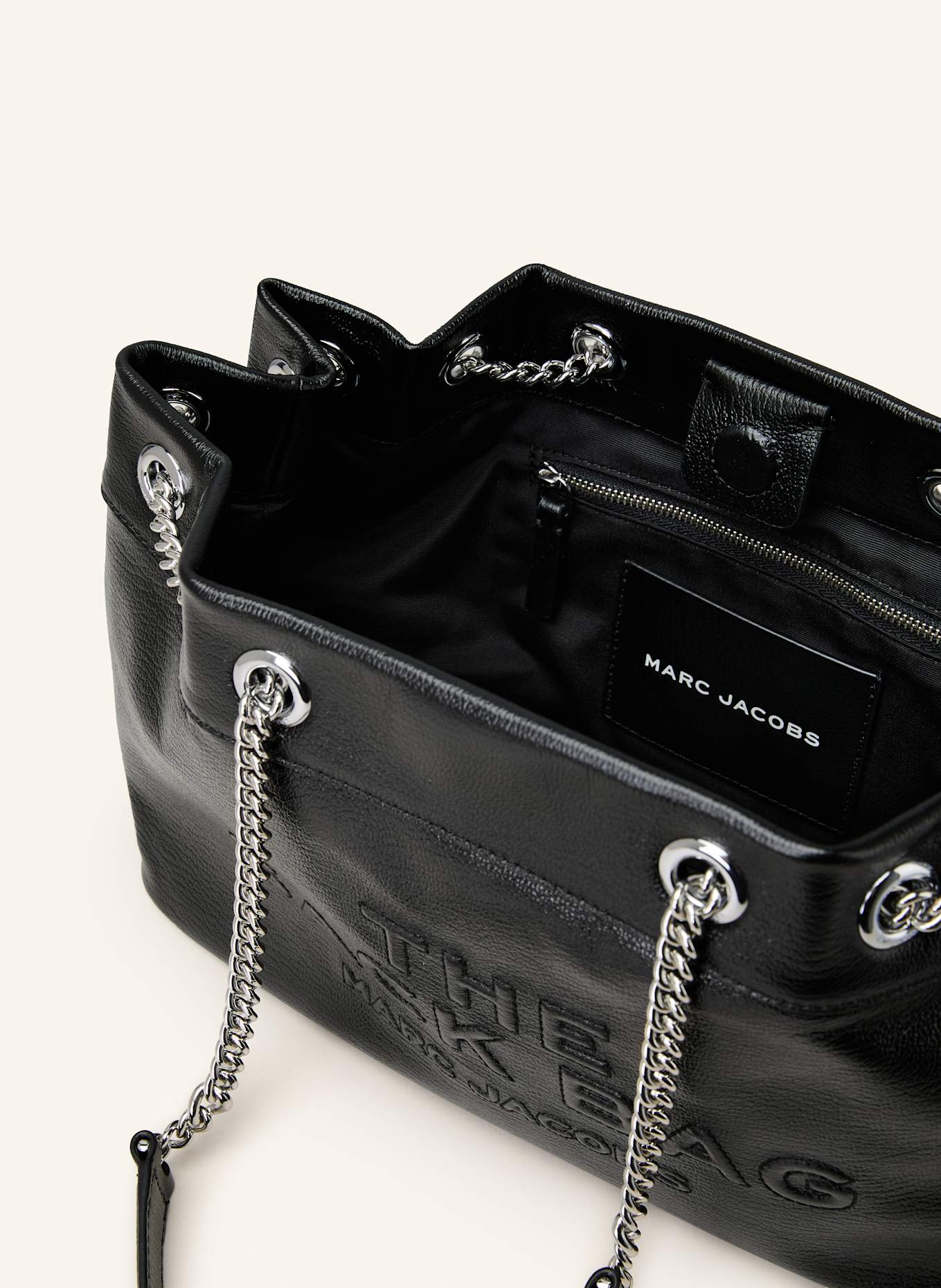 ショルダーバッグ・ポシェット Marc Jacobs The Small Chain Sack Bag Marc Jacobs The Leather Chain Sack Bag | Black | FARFETCH