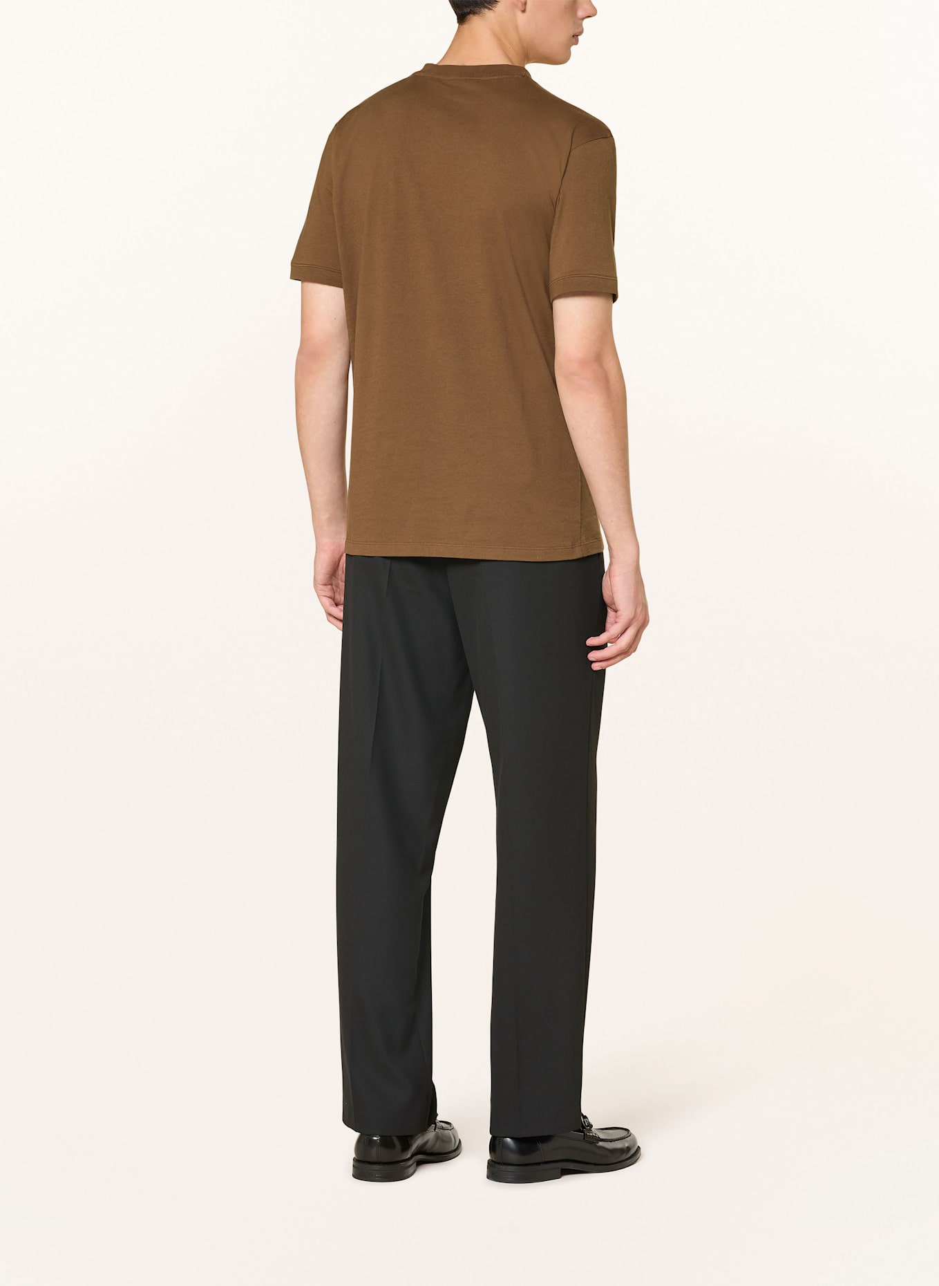 HUGO T-Shirt DIRAGOLINO212: BRAUN