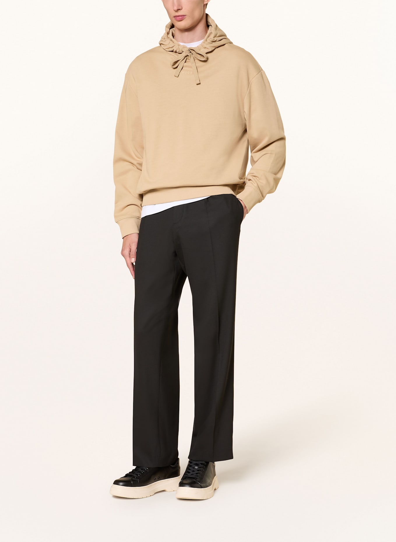 HUGO Hoodie DAPO: BEIGE