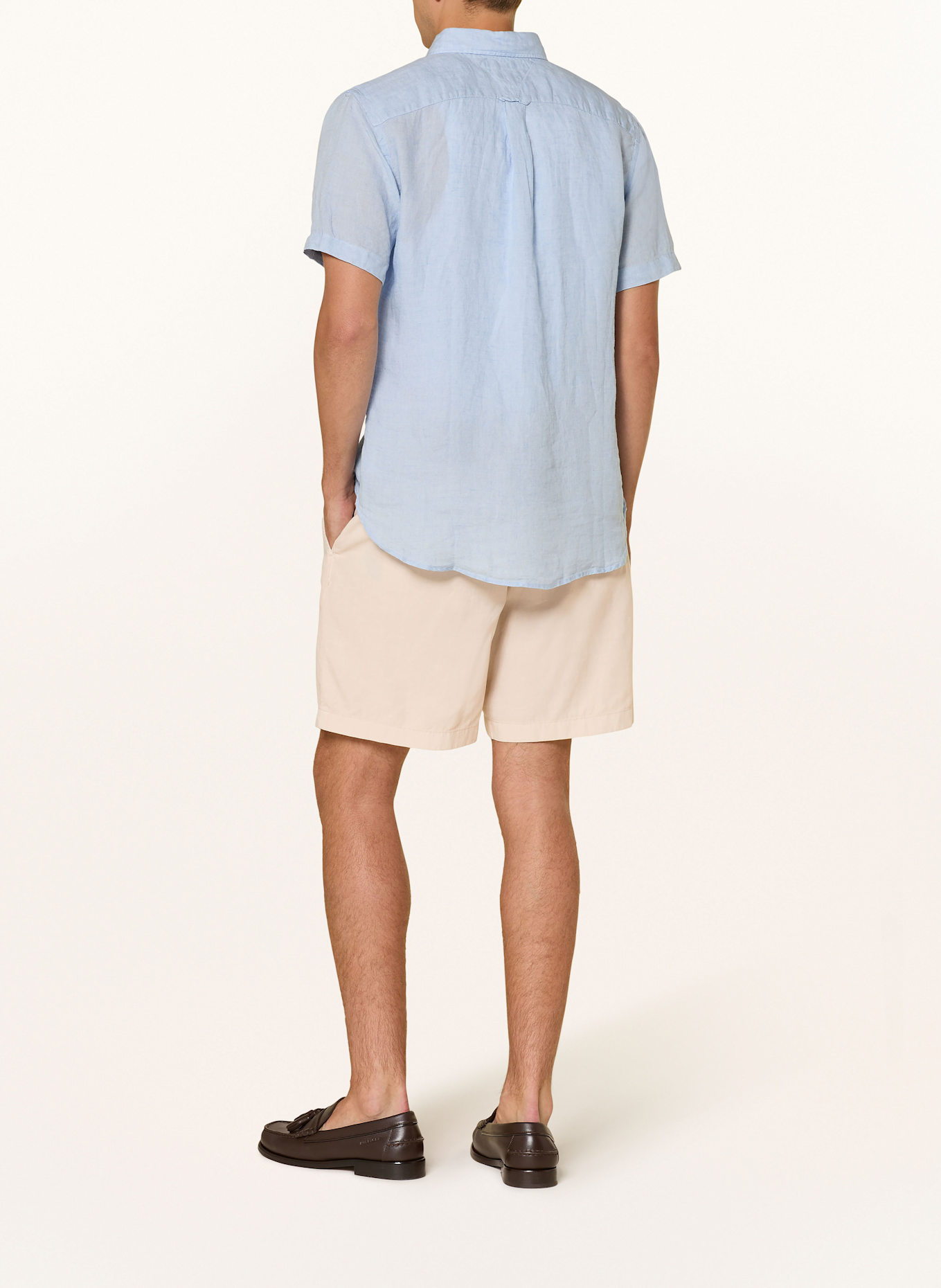 TOMMY HILFIGER Shorts MERCER Regular Fit: BEIGE