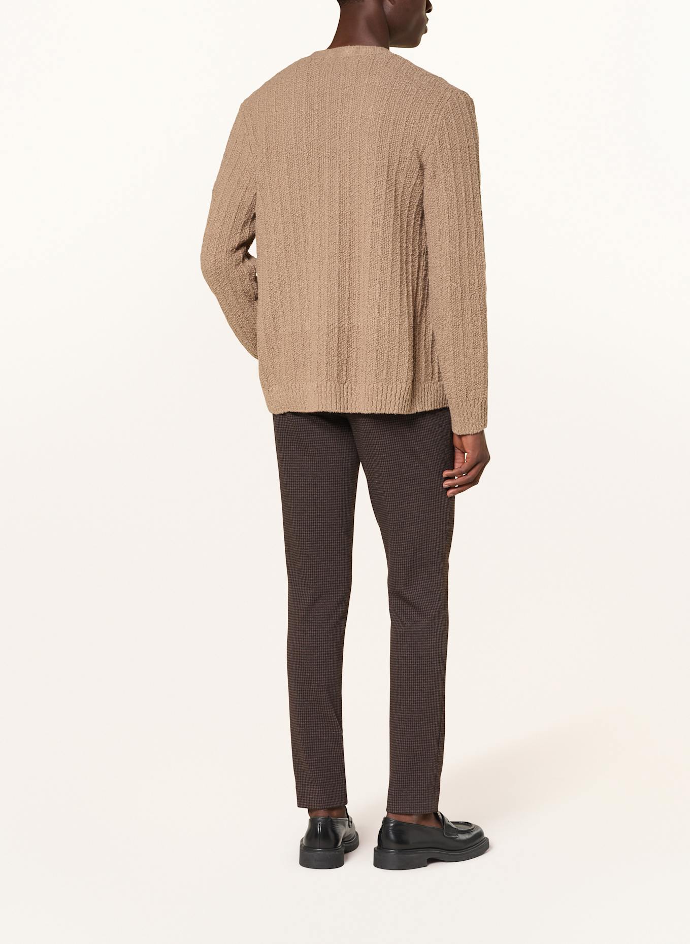 SCOTCH & SODA Jerseyhose MOTT Super Slim Fit: SCHWARZ / DUNKELBRAUN