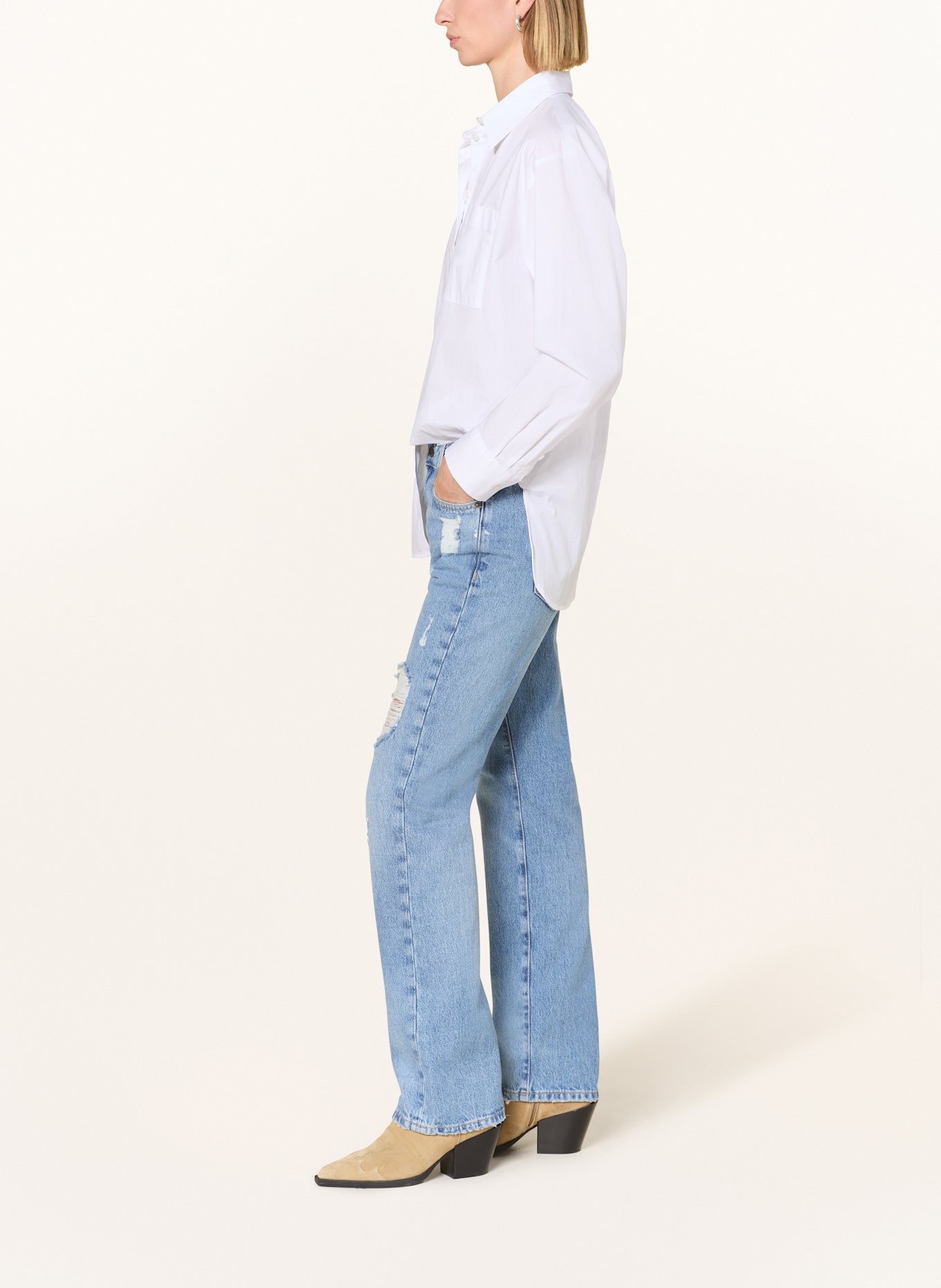 GUESS JEANS Jeansy straight: GJUL GJ USED DISTRESSE