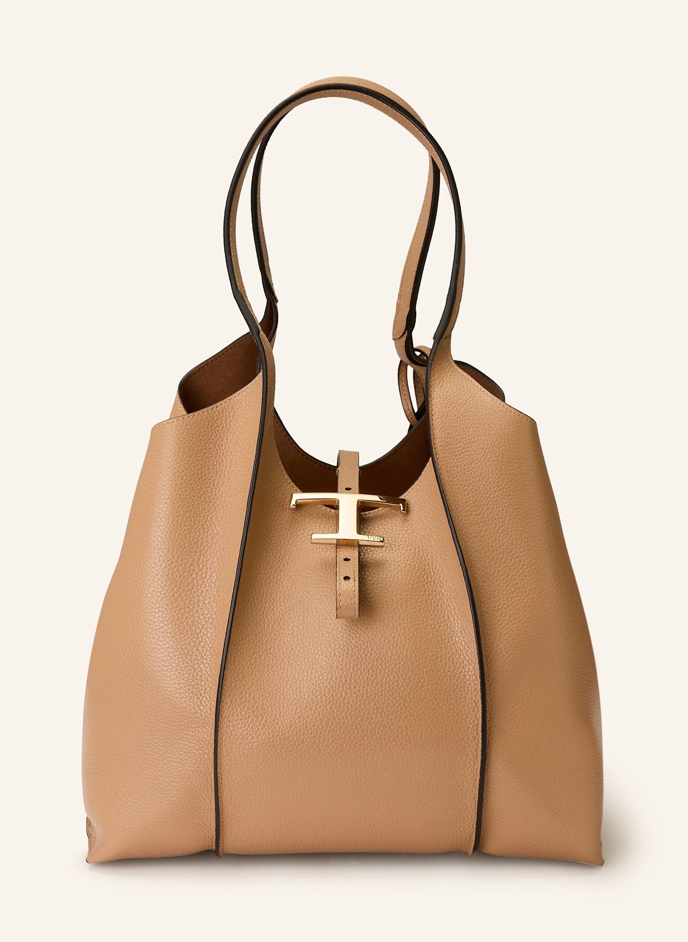 TOD'S Beuteltasche mit Pouch: CAMEL