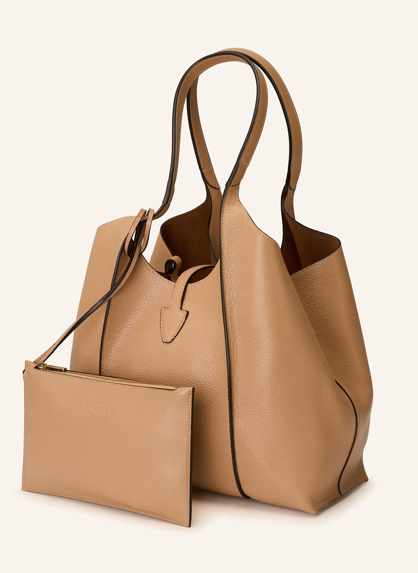 TOD'S Beuteltasche mit Pouch: CAMEL