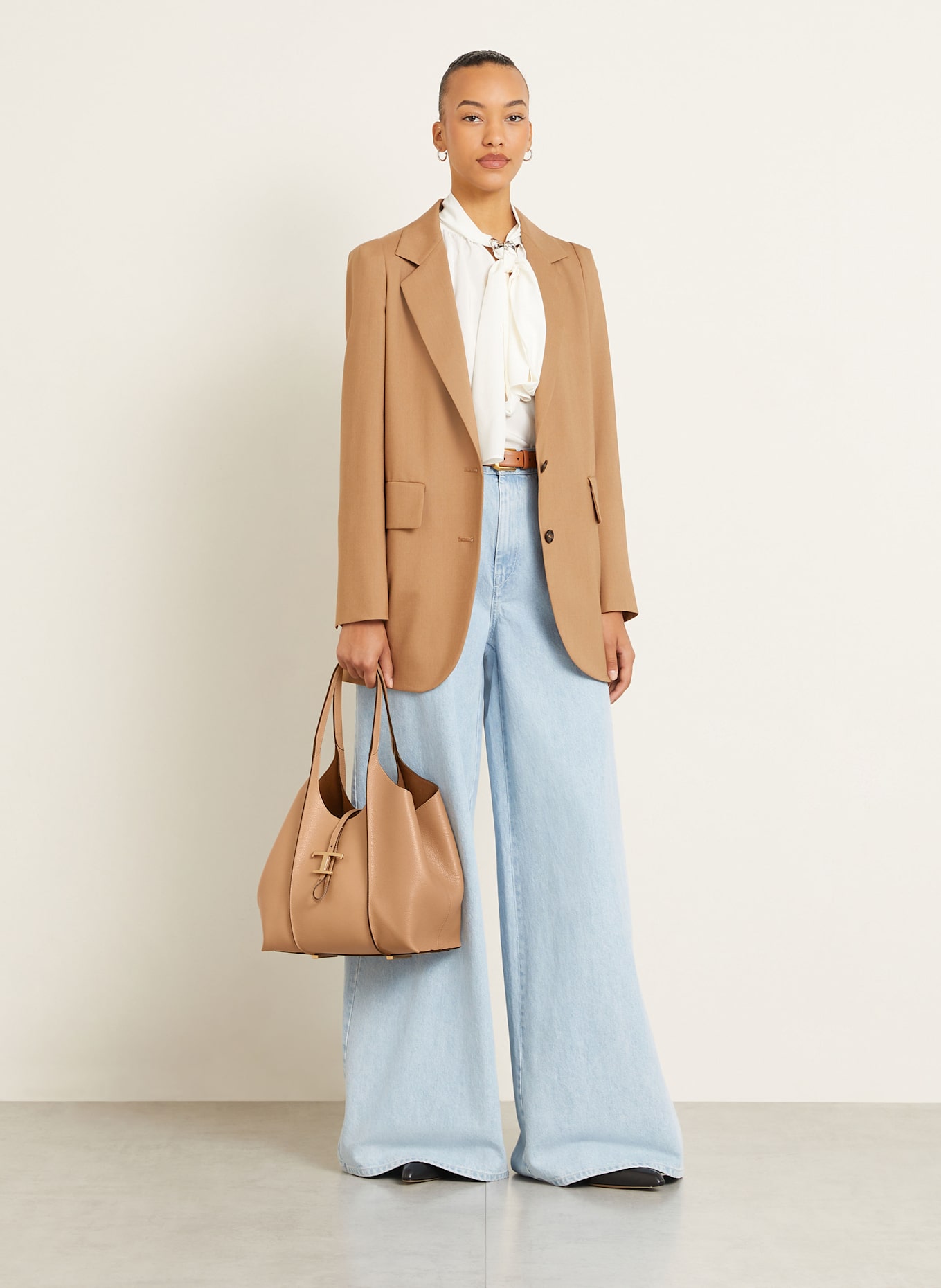 TOD'S Beuteltasche mit Pouch: CAMEL