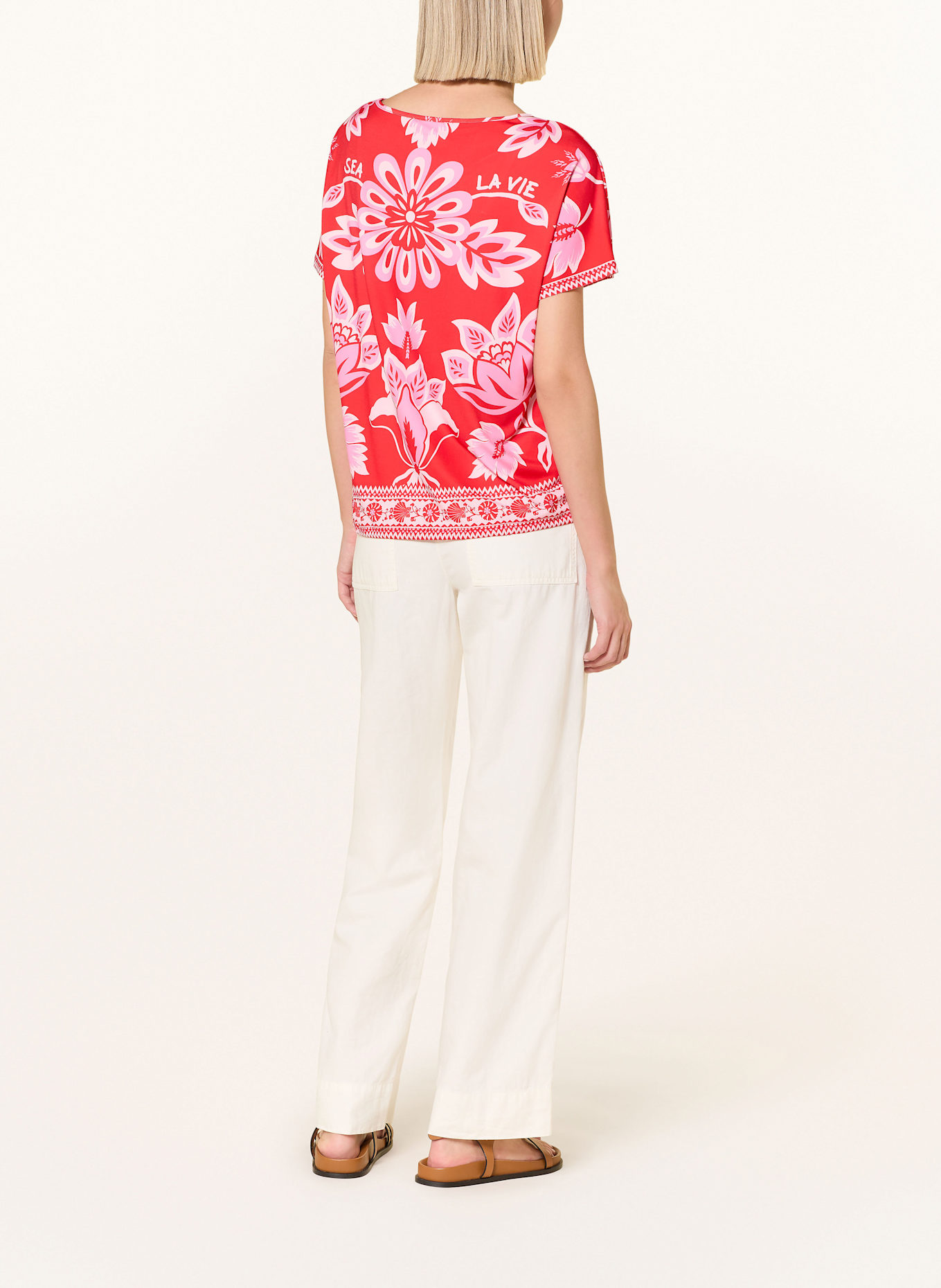 oui T-Shirt: ROT/ PINK