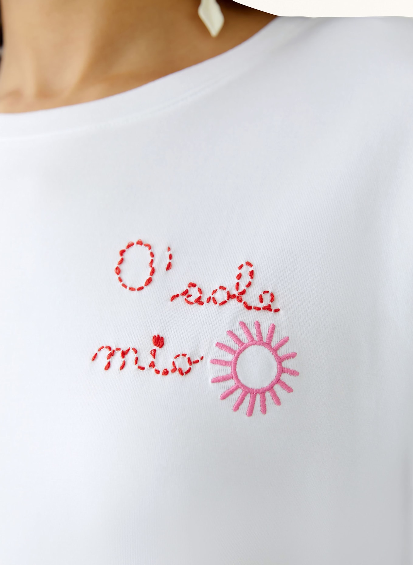 oui T-Shirt: WEISS