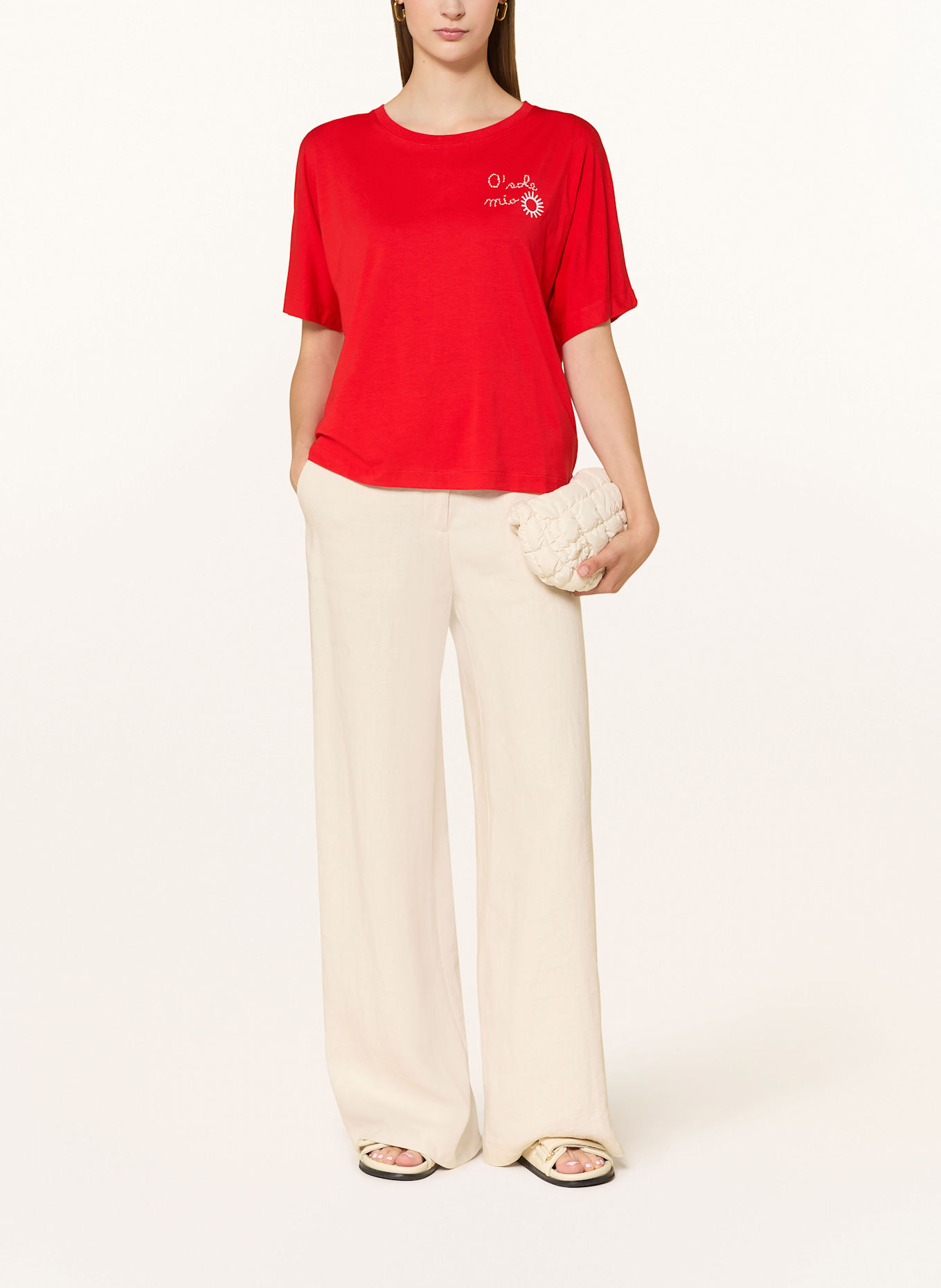 oui T-Shirt: ROT