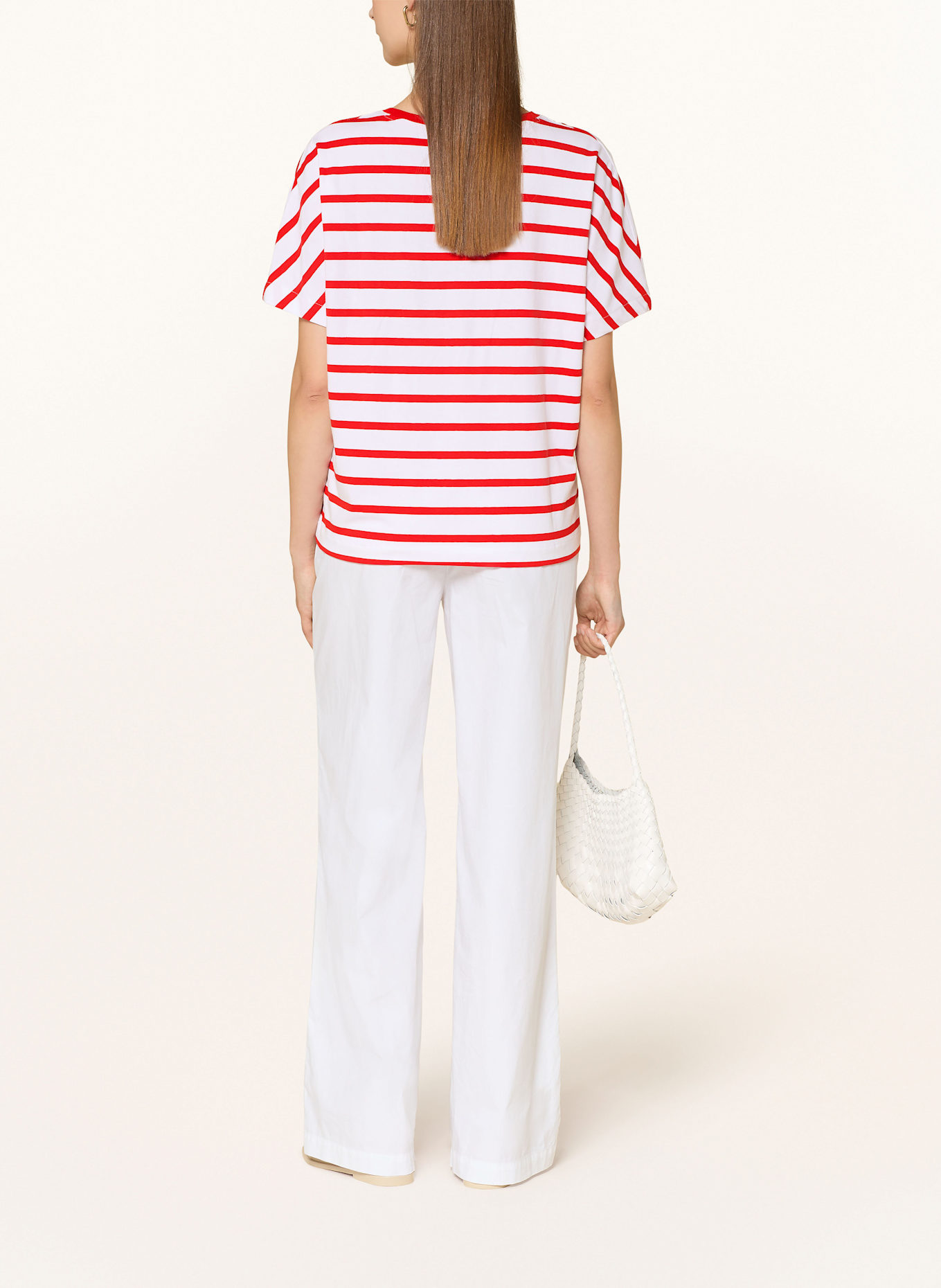 oui T-Shirt: WEISS/ ROT/ ROSA