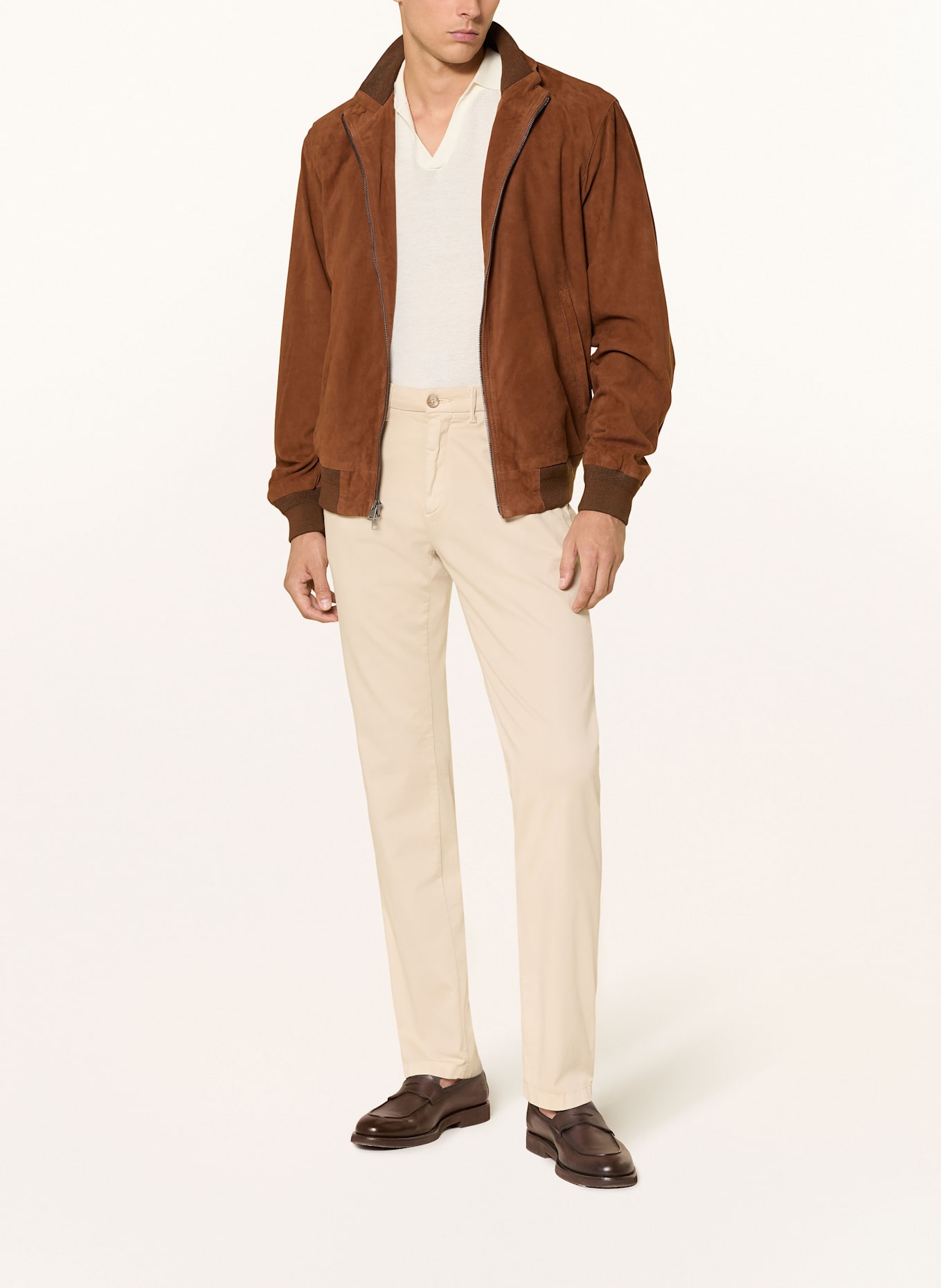 BALDESSARINI Chino Slim Fit: BEIGE