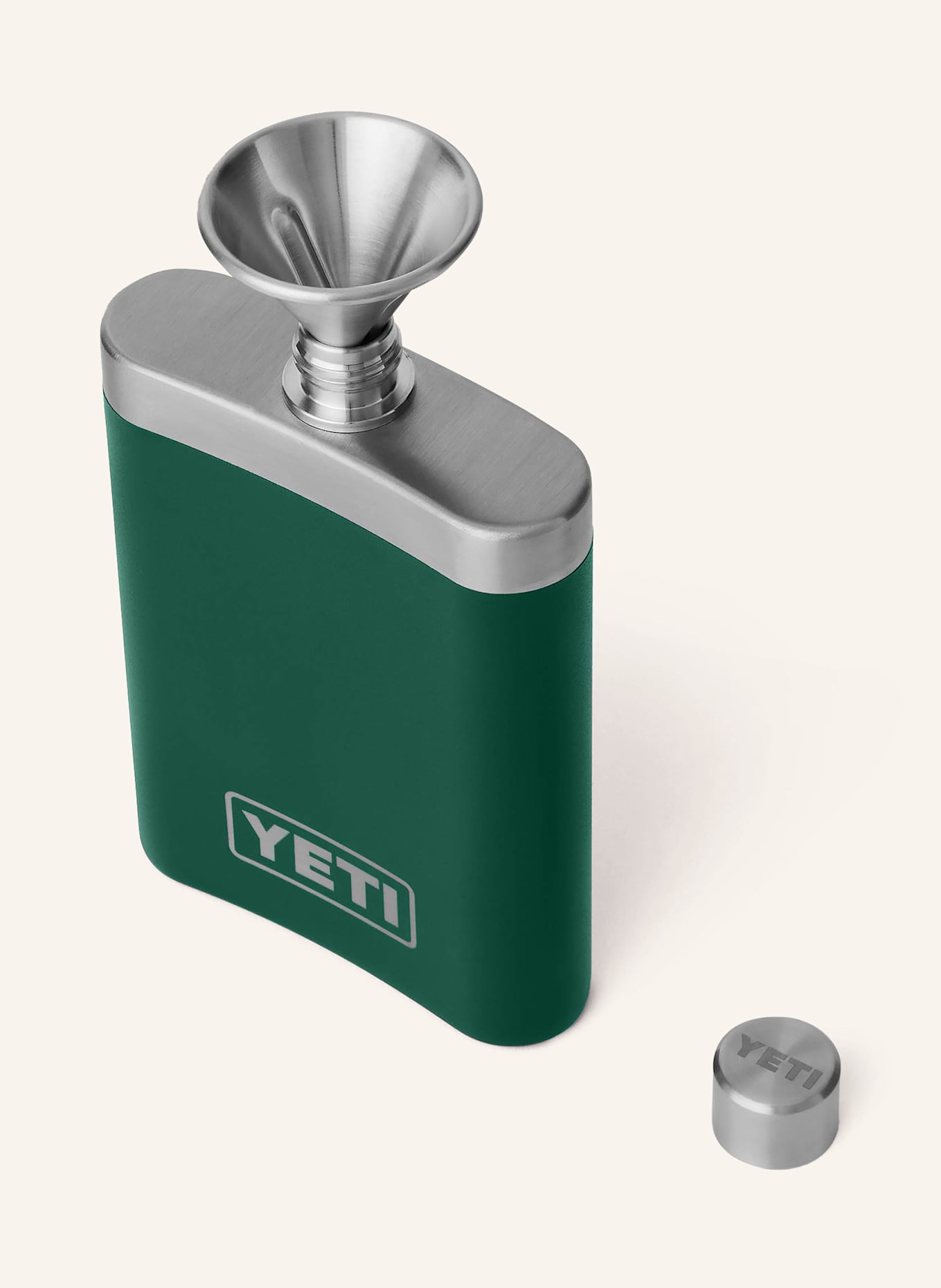 YETI Piersiówka RAMBLER: ZIELONY / SREBRNY