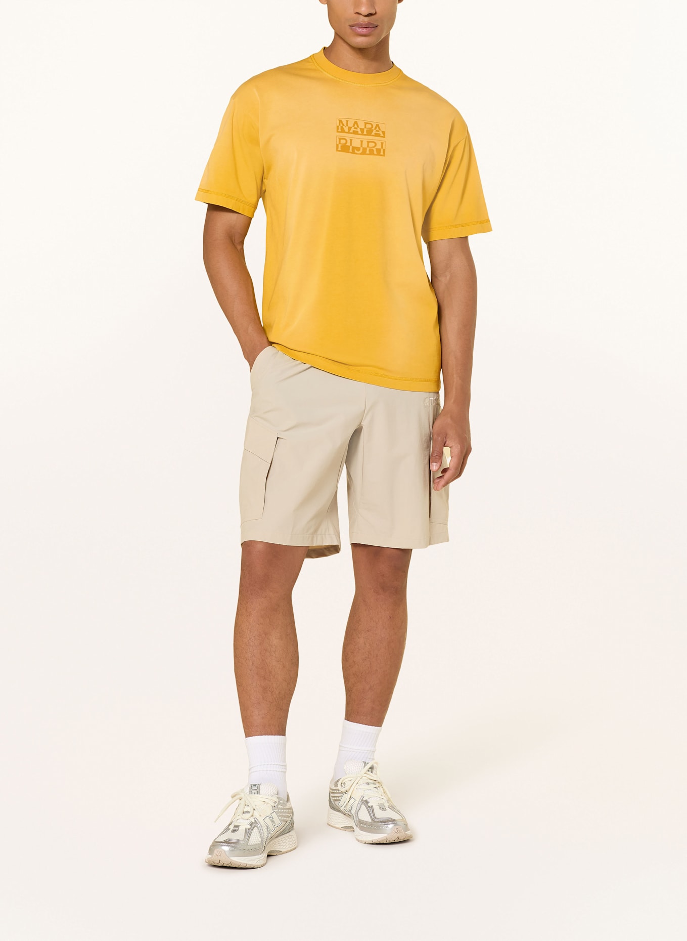 NAPAPIJRI T-shirt S-COMEL: DARK YELLOW
