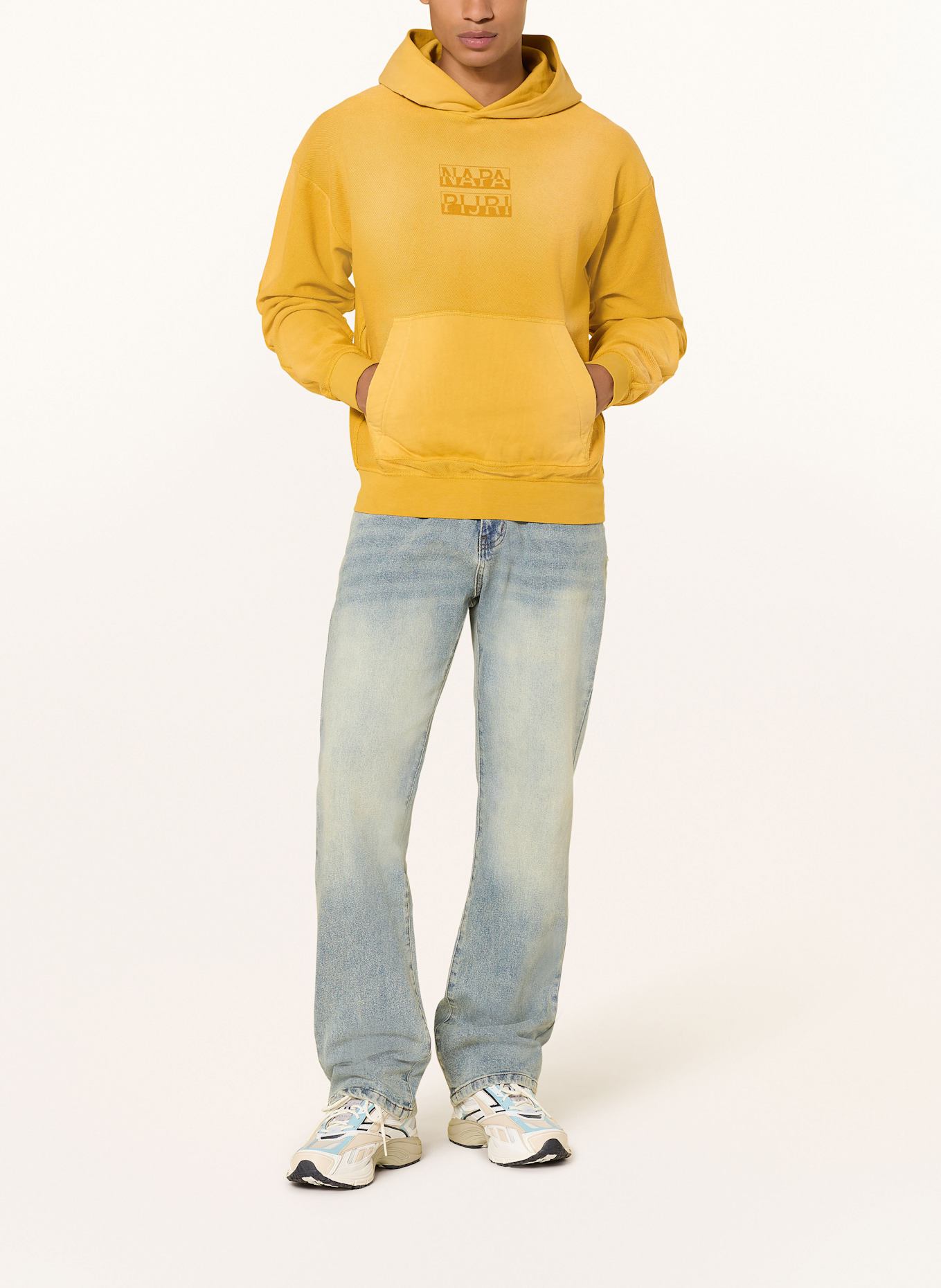 NAPAPIJRI Hoodie B-COMEL: DUNKELGELB