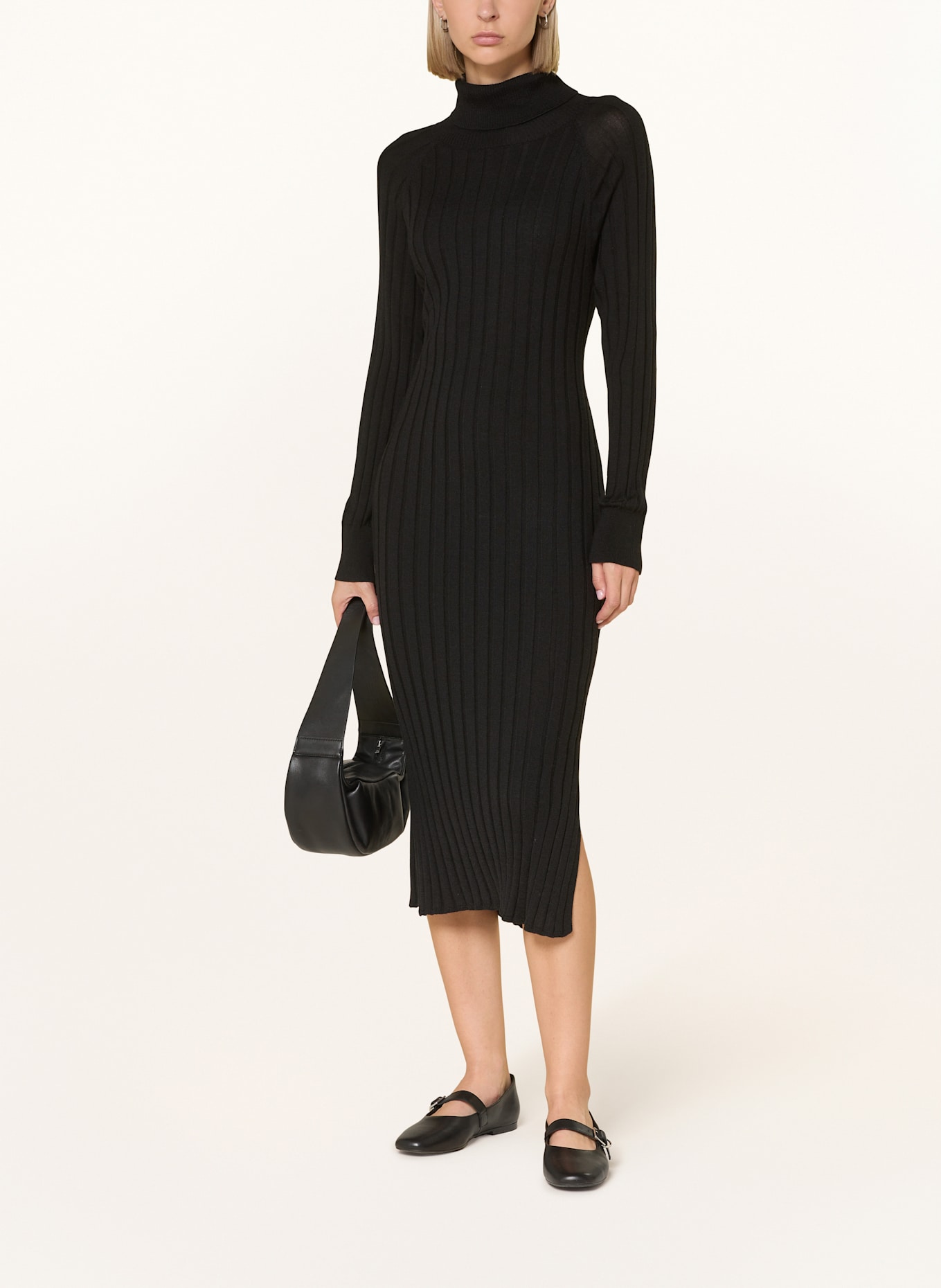 darling harbour Strickkleid: SCHWARZ