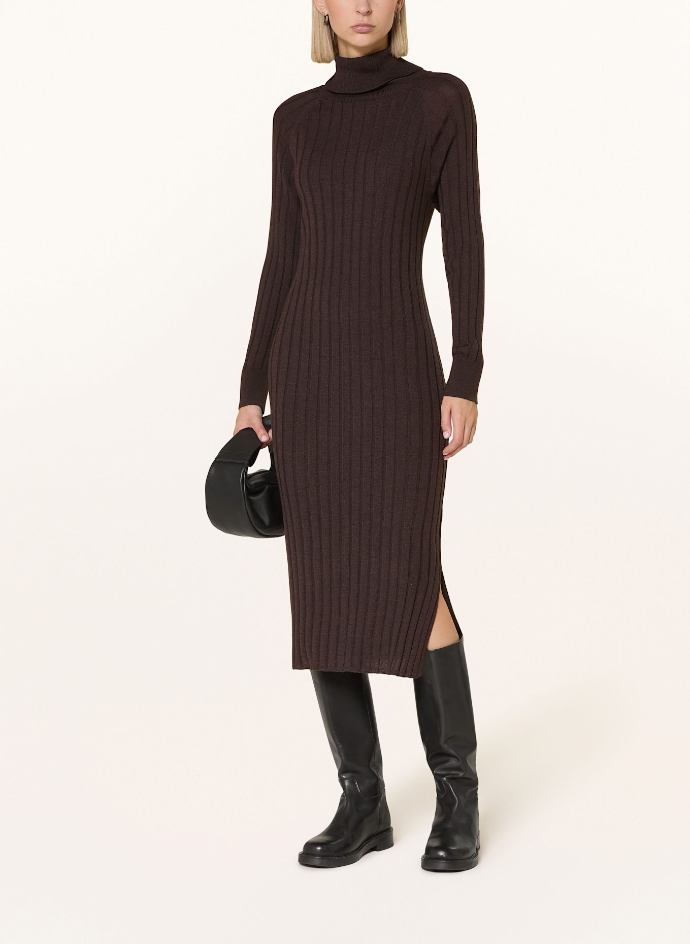 darling harbour Strickkleid: DUNKELBRAUN