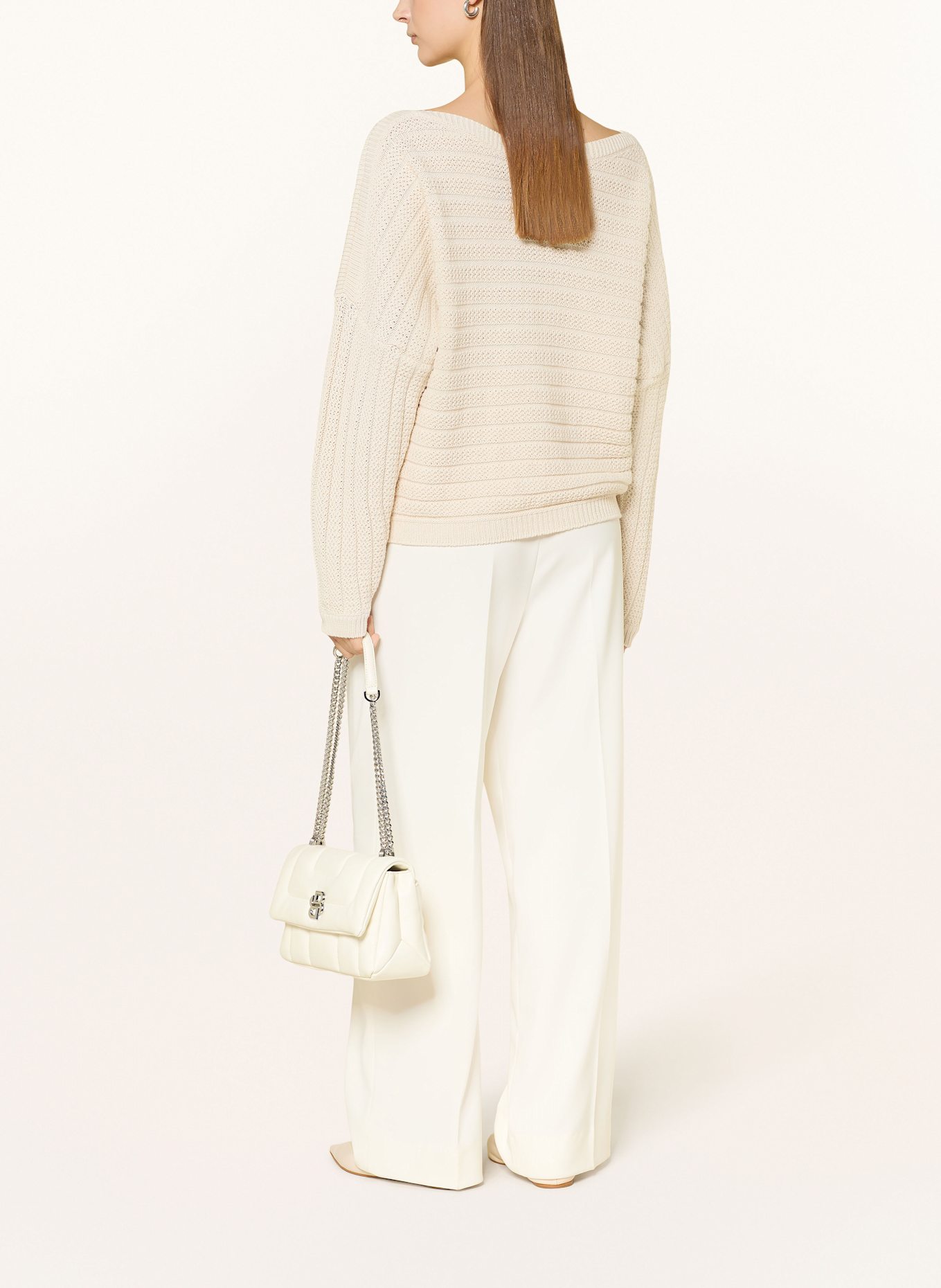 BOSS Pullover FLEMINDA: WEISS