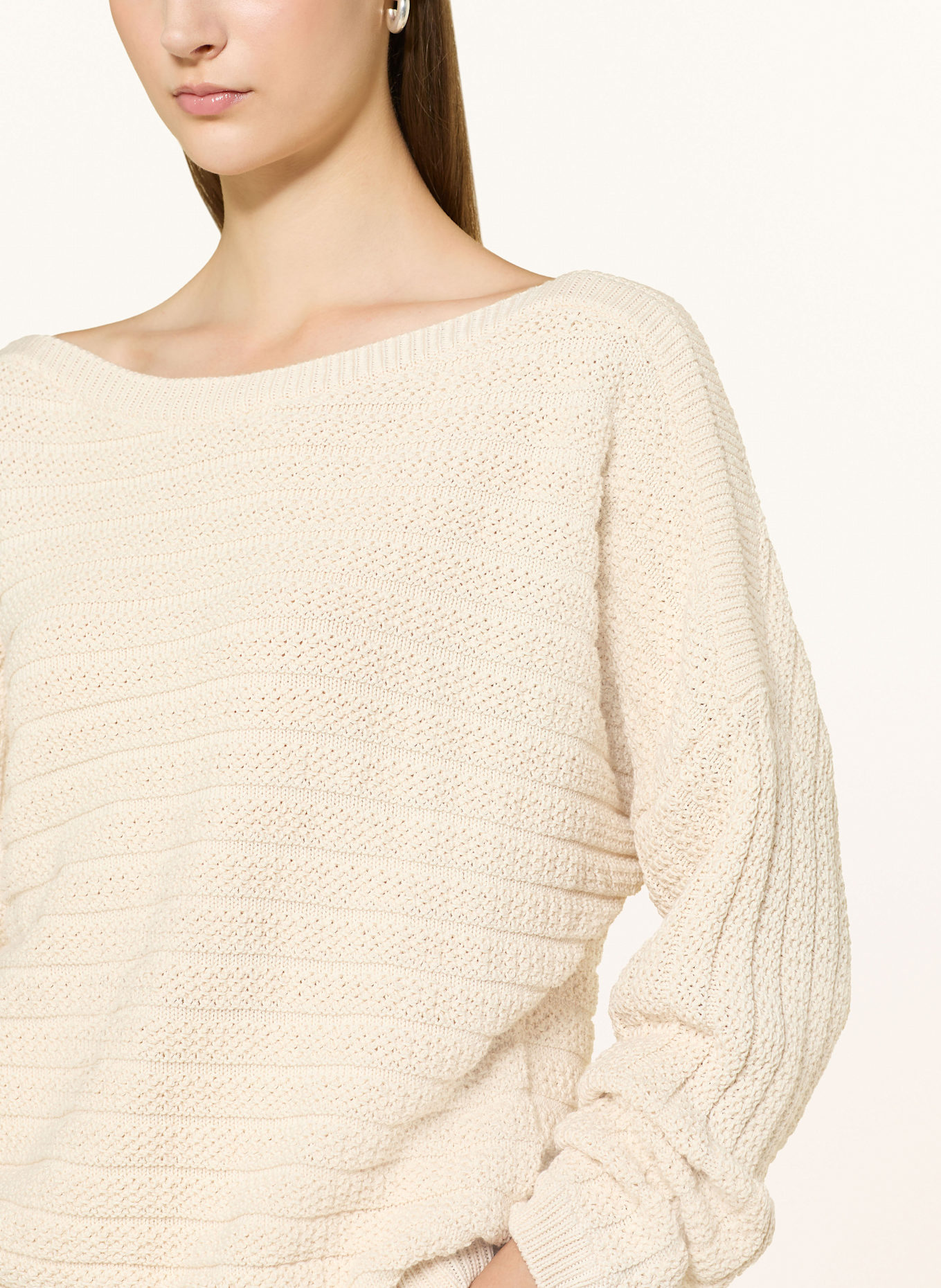 BOSS Pullover FLEMINDA: WEISS