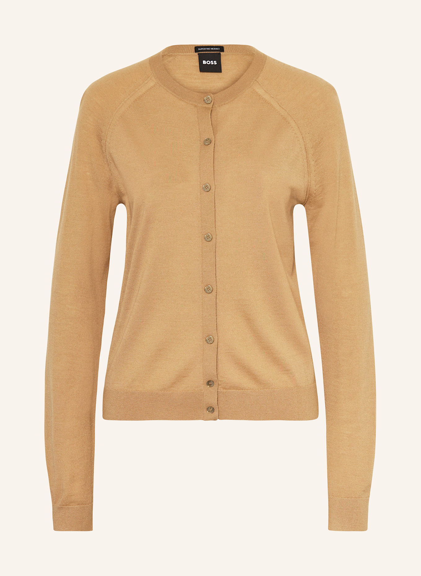 BOSS Strickjacke FONAMI: BEIGE