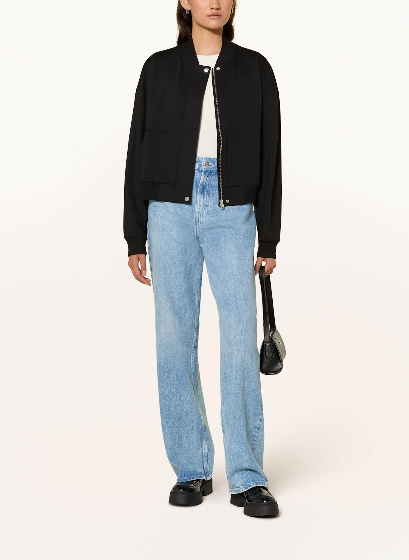 HUGO Blouson sweat DAKURE: NOIR