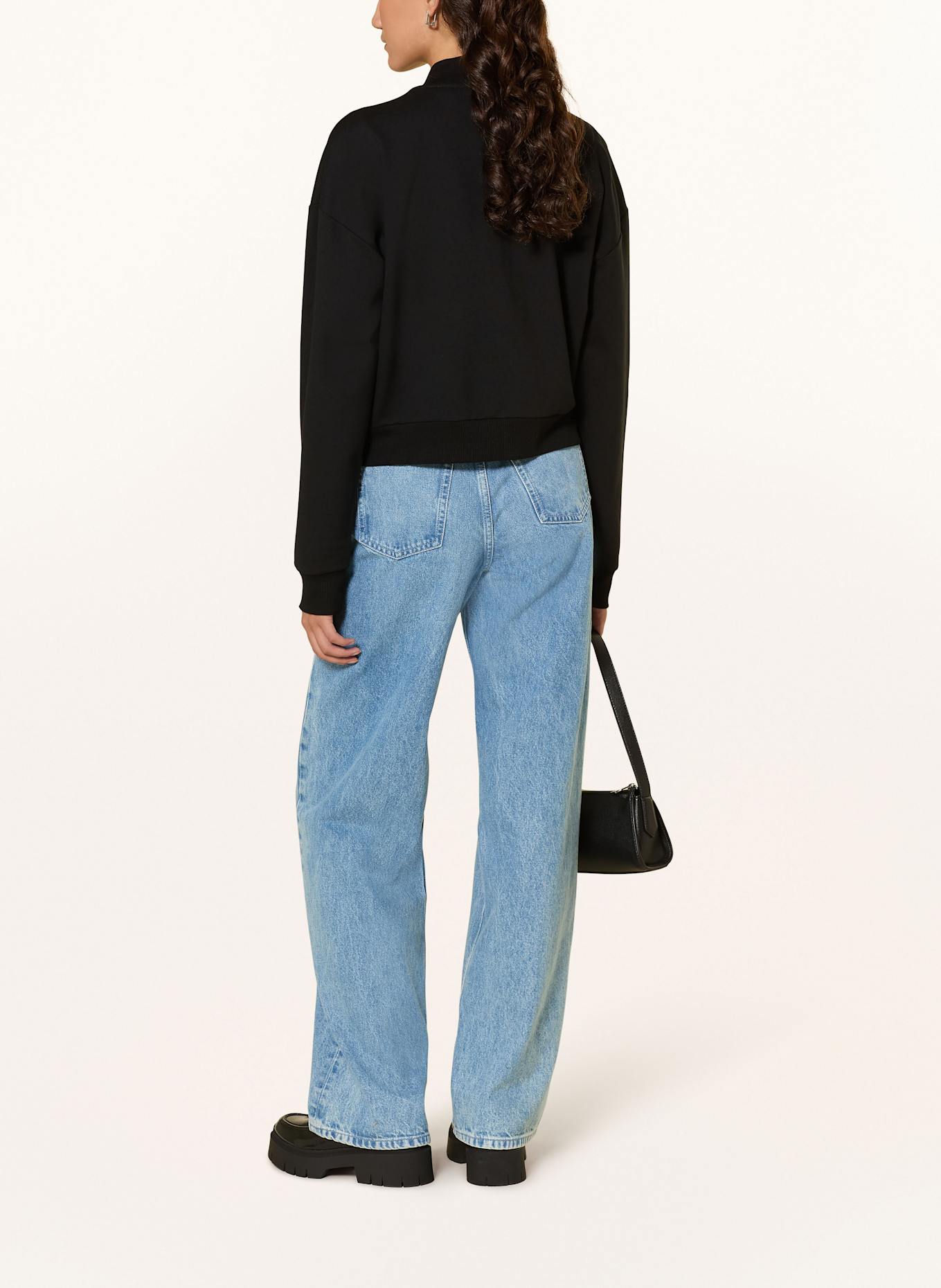 HUGO Blouson sweat DAKURE: NOIR
