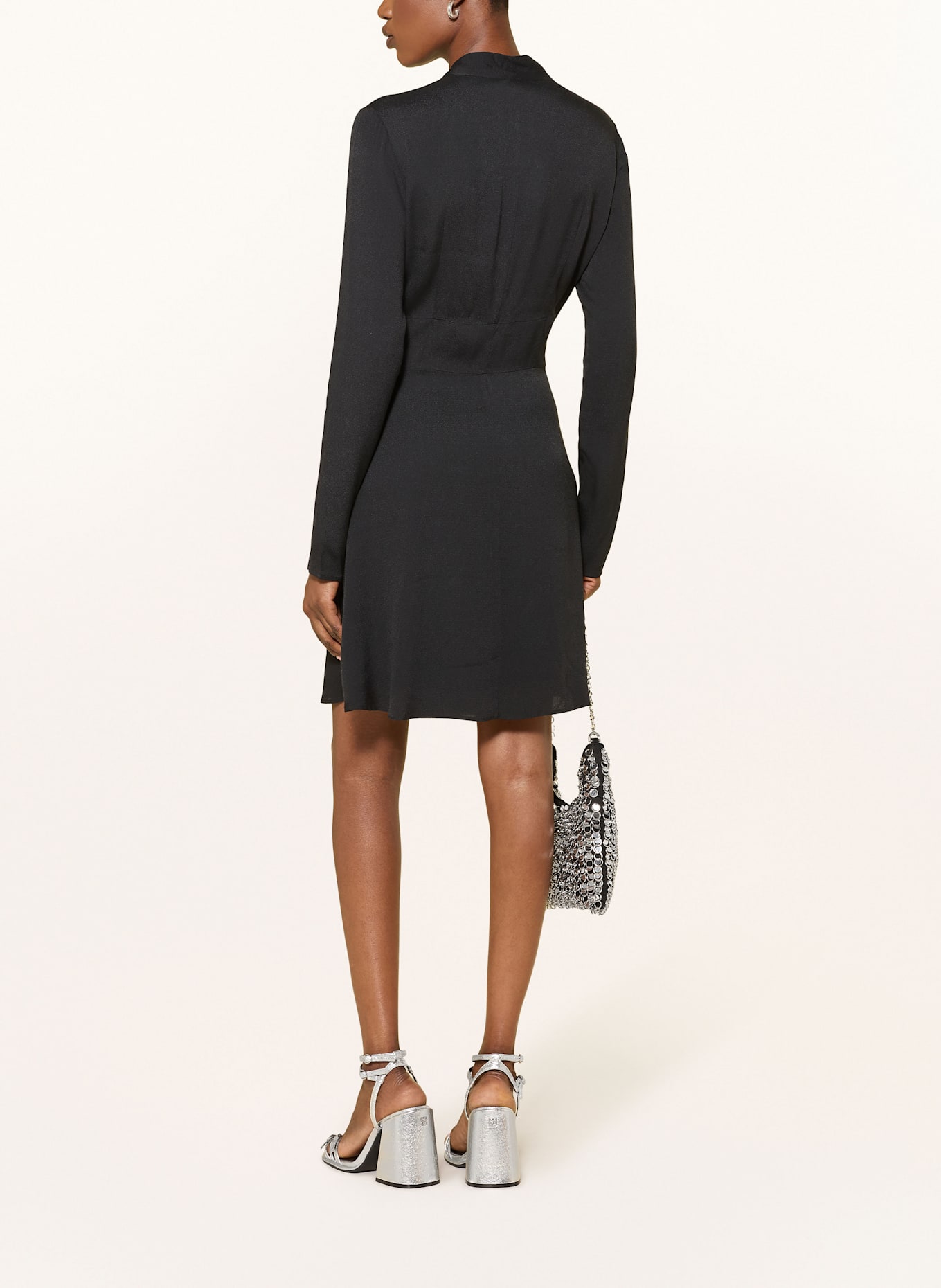 HUGO Schluppenkleid KINGE: 001 BLACK