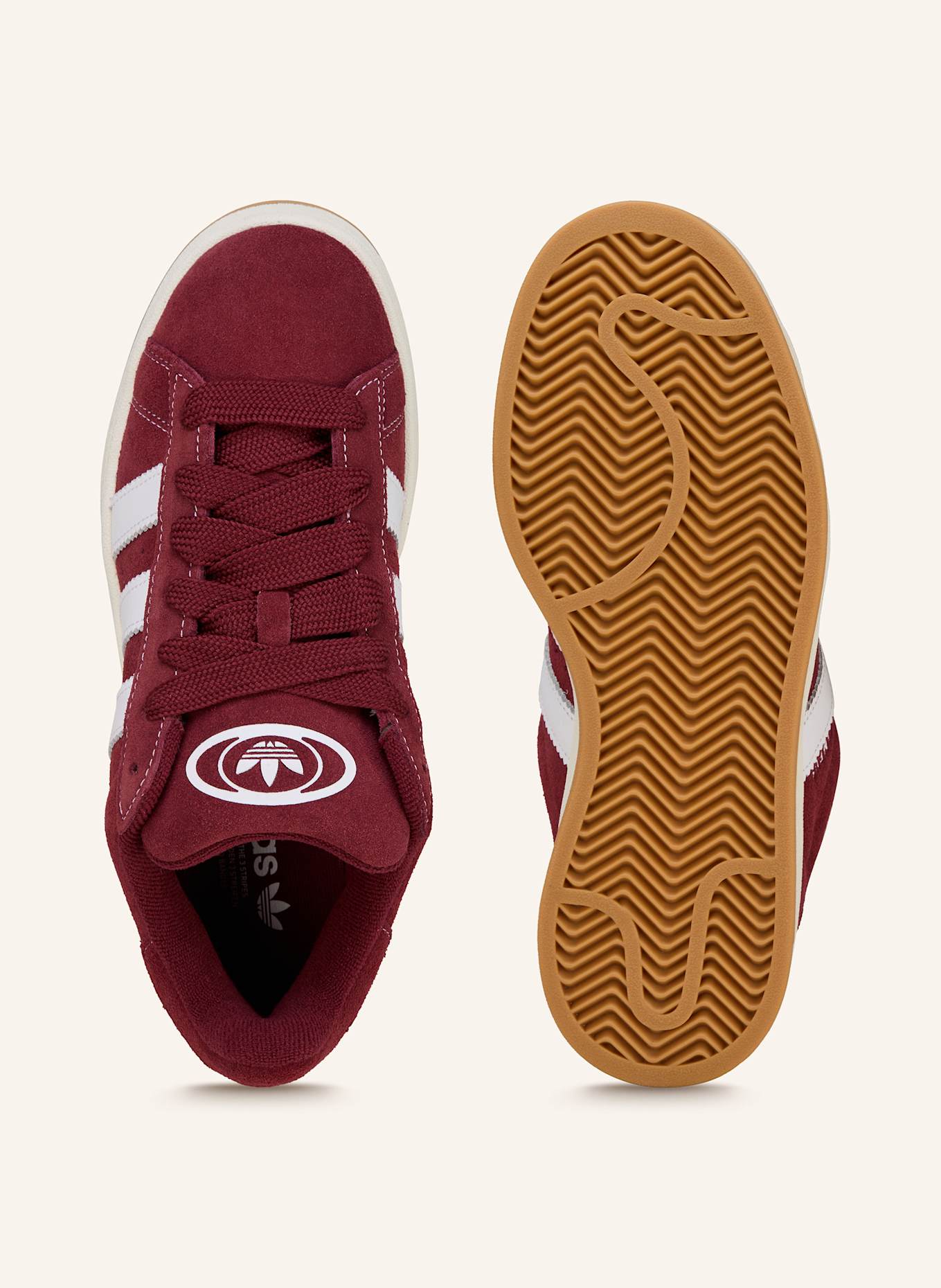 adidas Originals Sneaker CAMPUS 00S: DUNKELROT/ WEISS