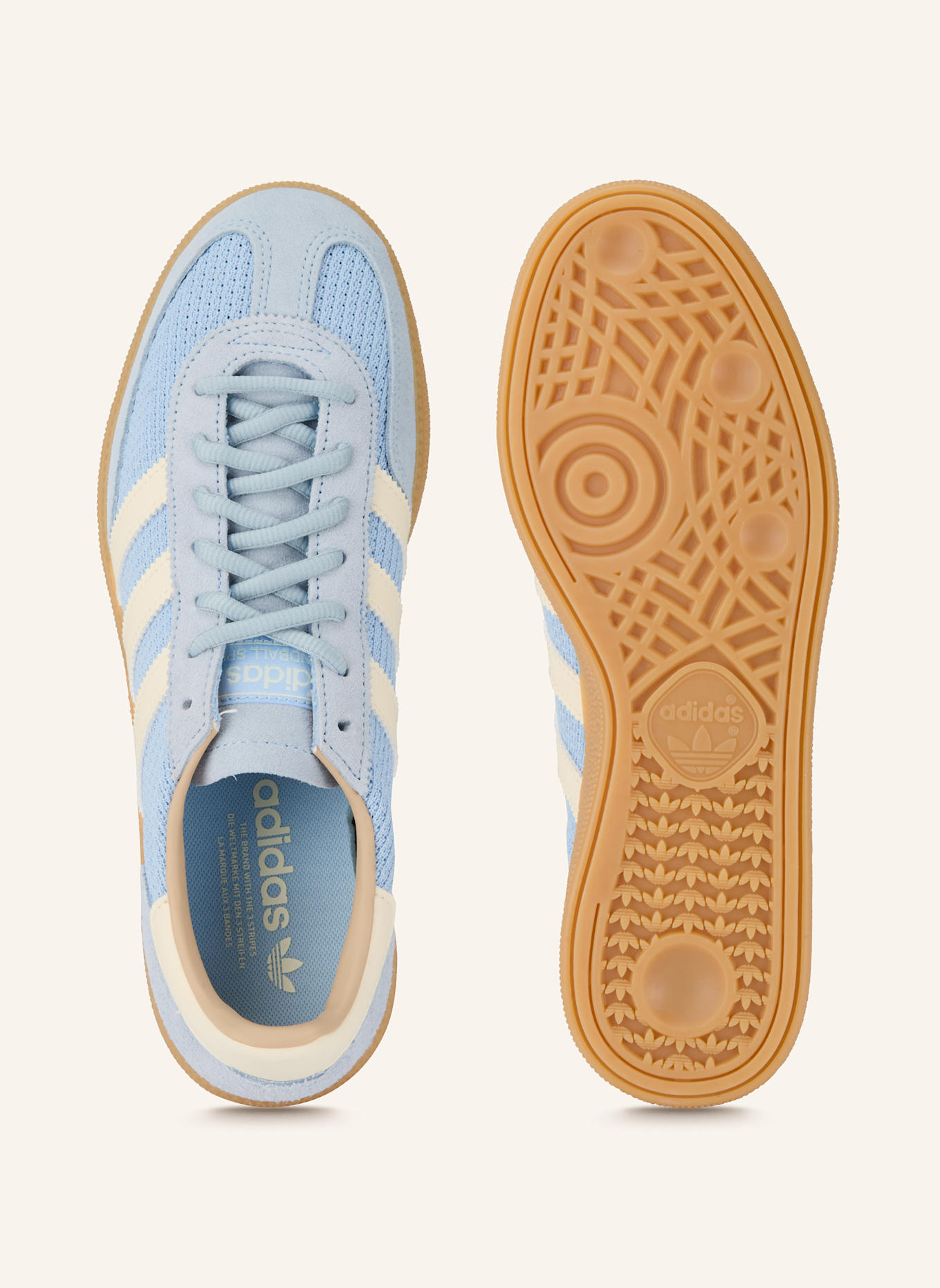 adidas Originals Sneaker HANDBALL SPEZIAL: HELLBLAU/ ECRU