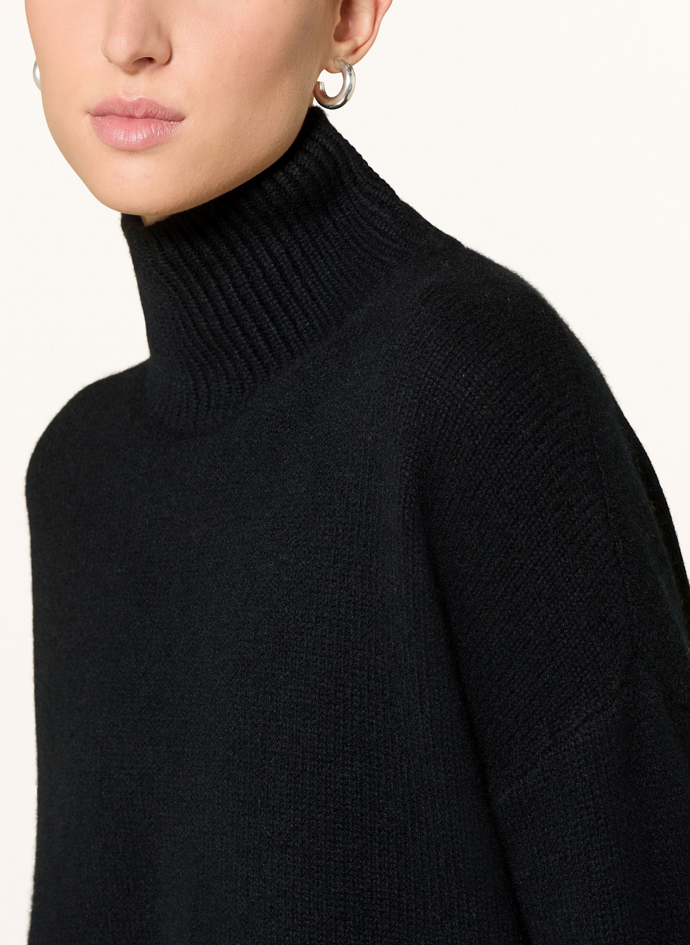 darling harbour Cashmere-Pullover: BLACK