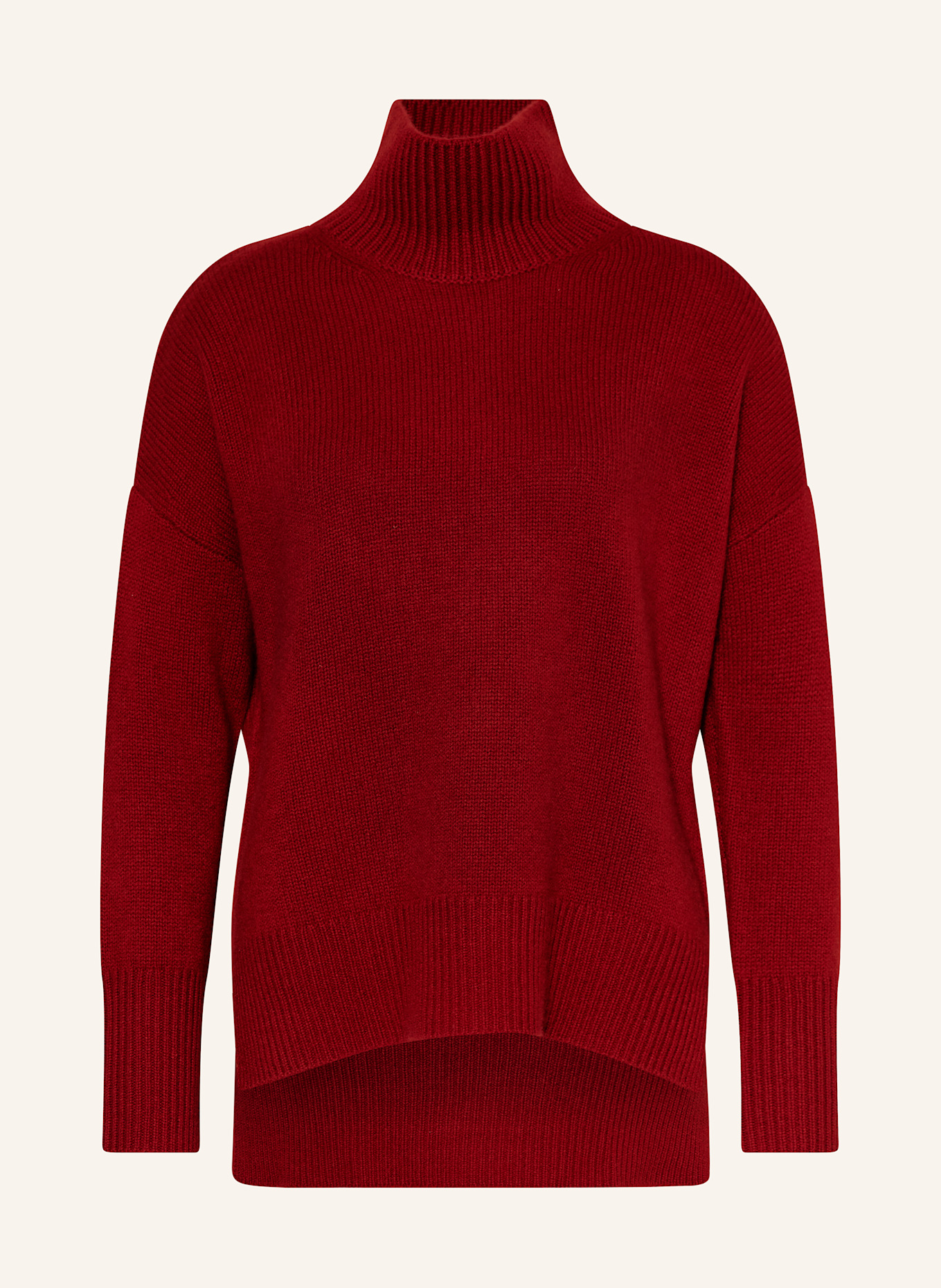 darling harbour Cashmere-Pullover: BRICK RED