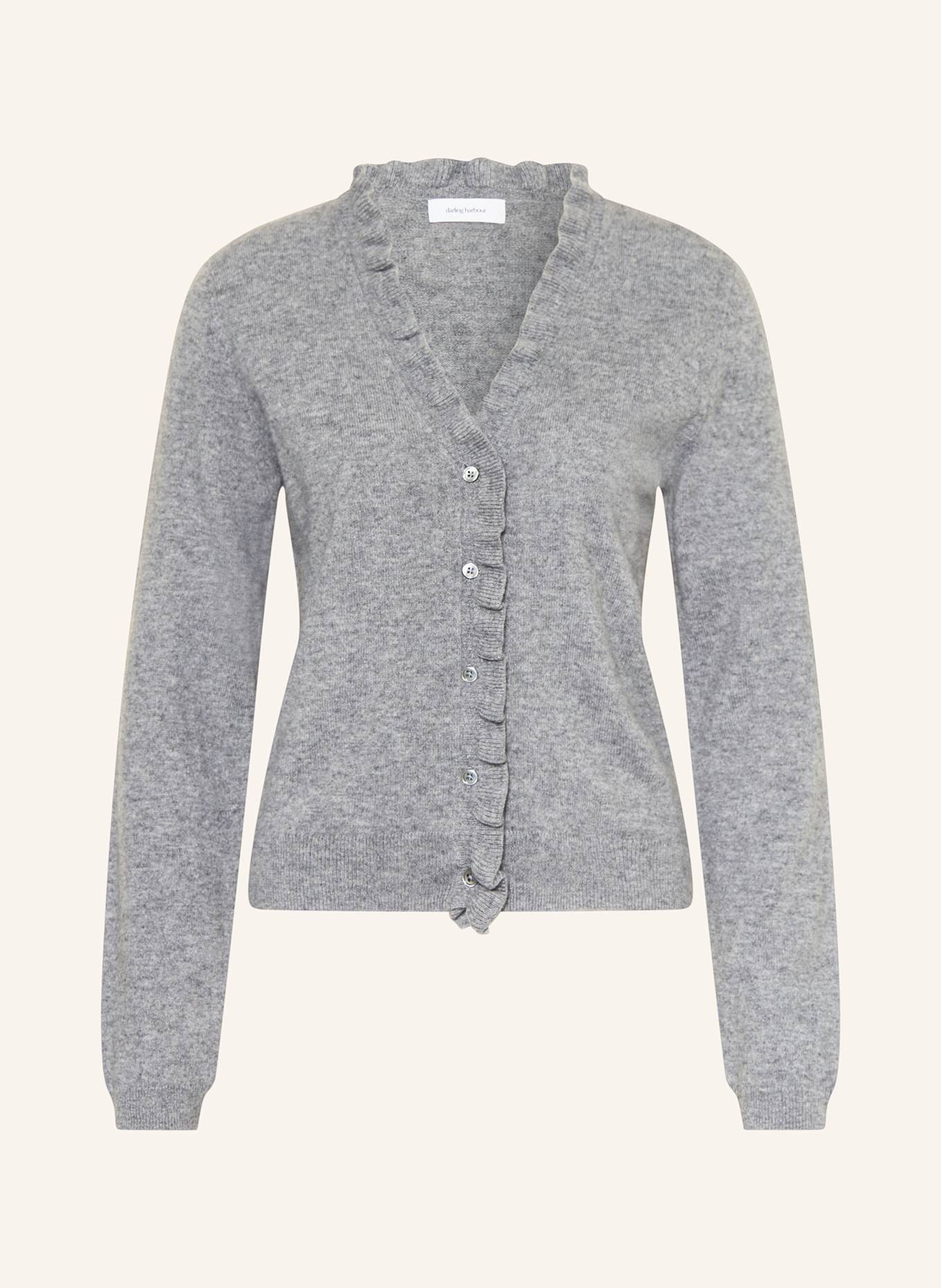 darling harbour Kardigan z kaszmiru: GREY MELANGE