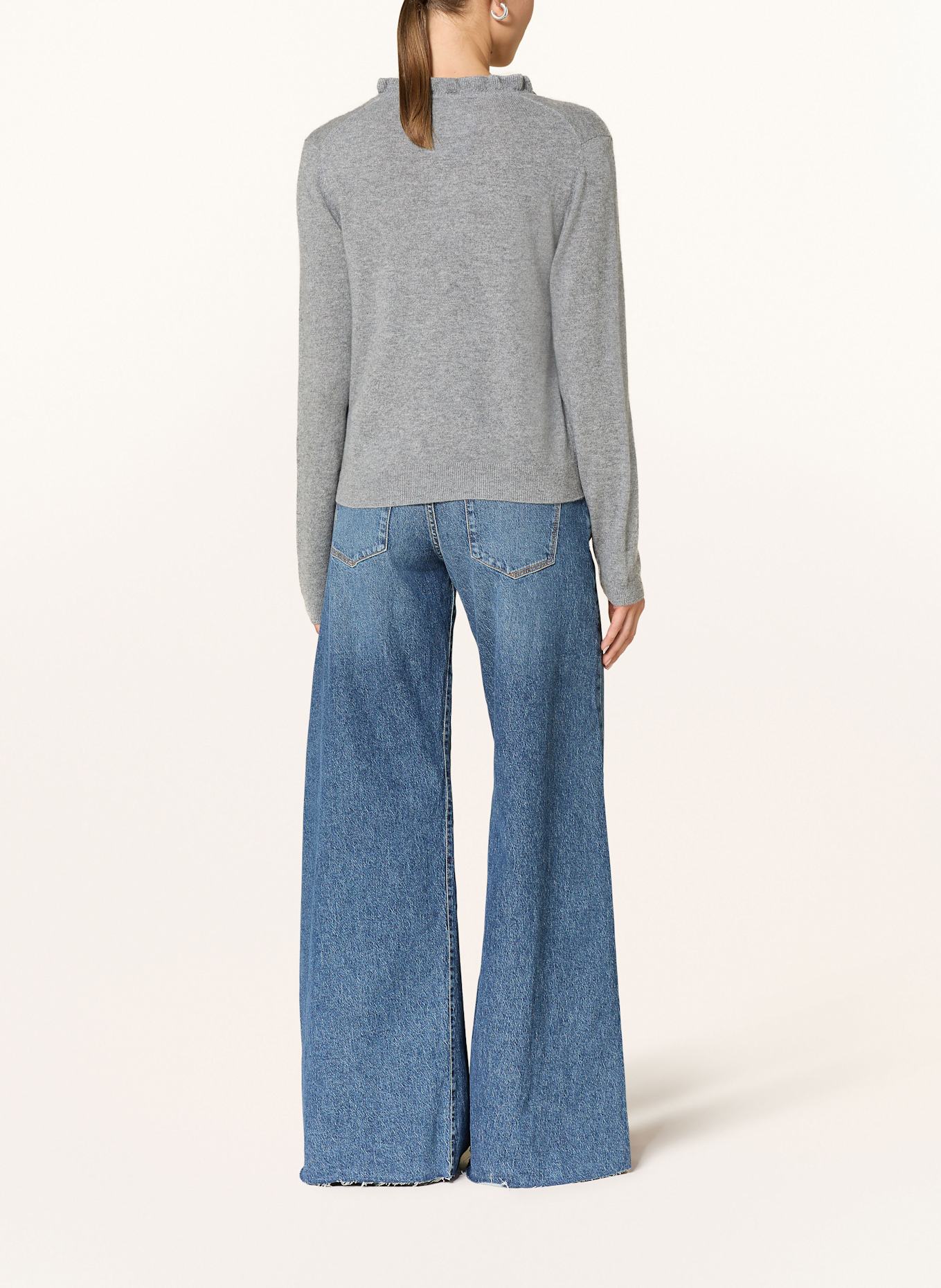 darling harbour Kardigan z kaszmiru: GREY MELANGE