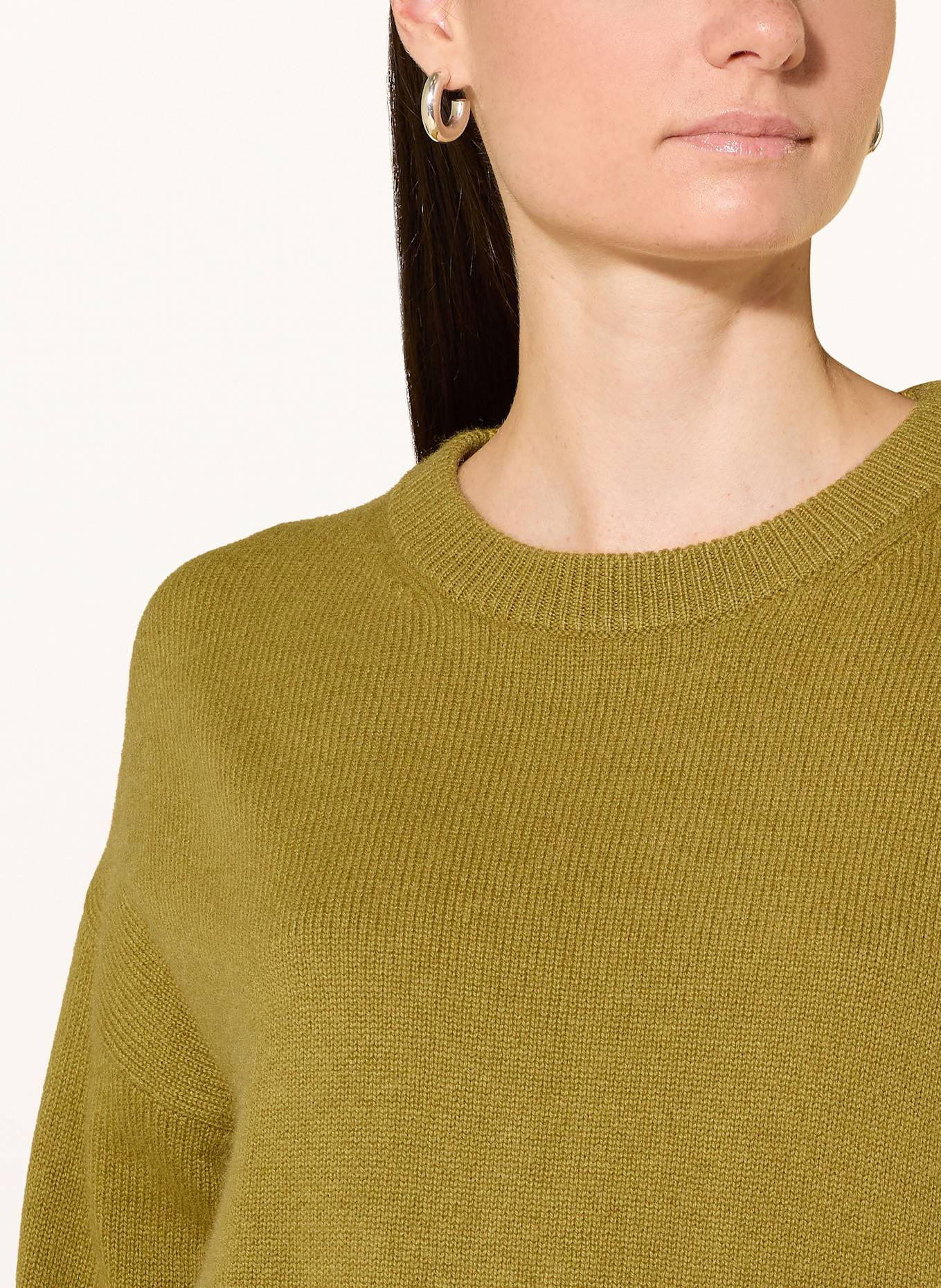 darling harbour Cashmere-Pullover: goldgreen