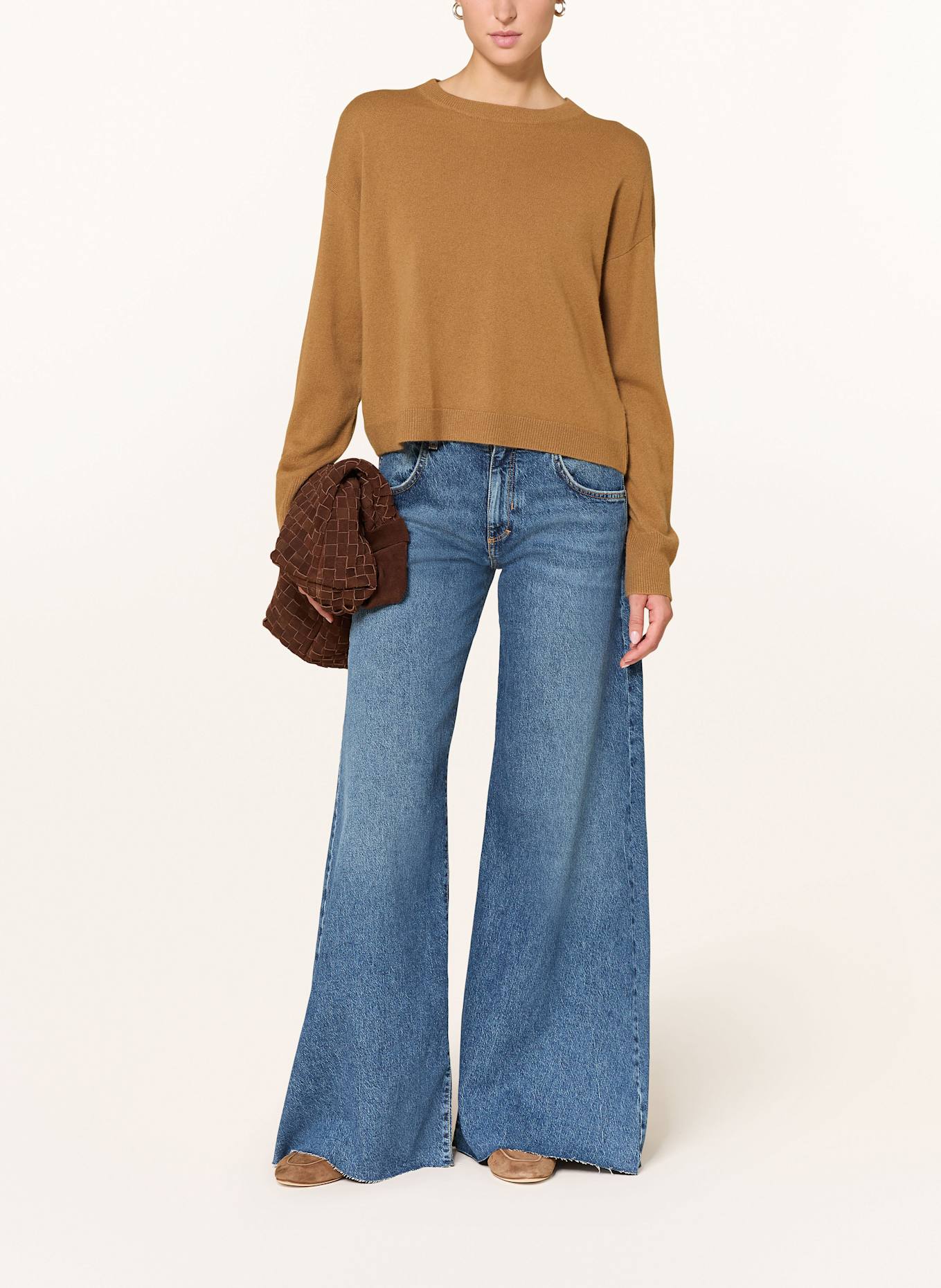 darling harbour Cashmere-Pullover: CARAMEL