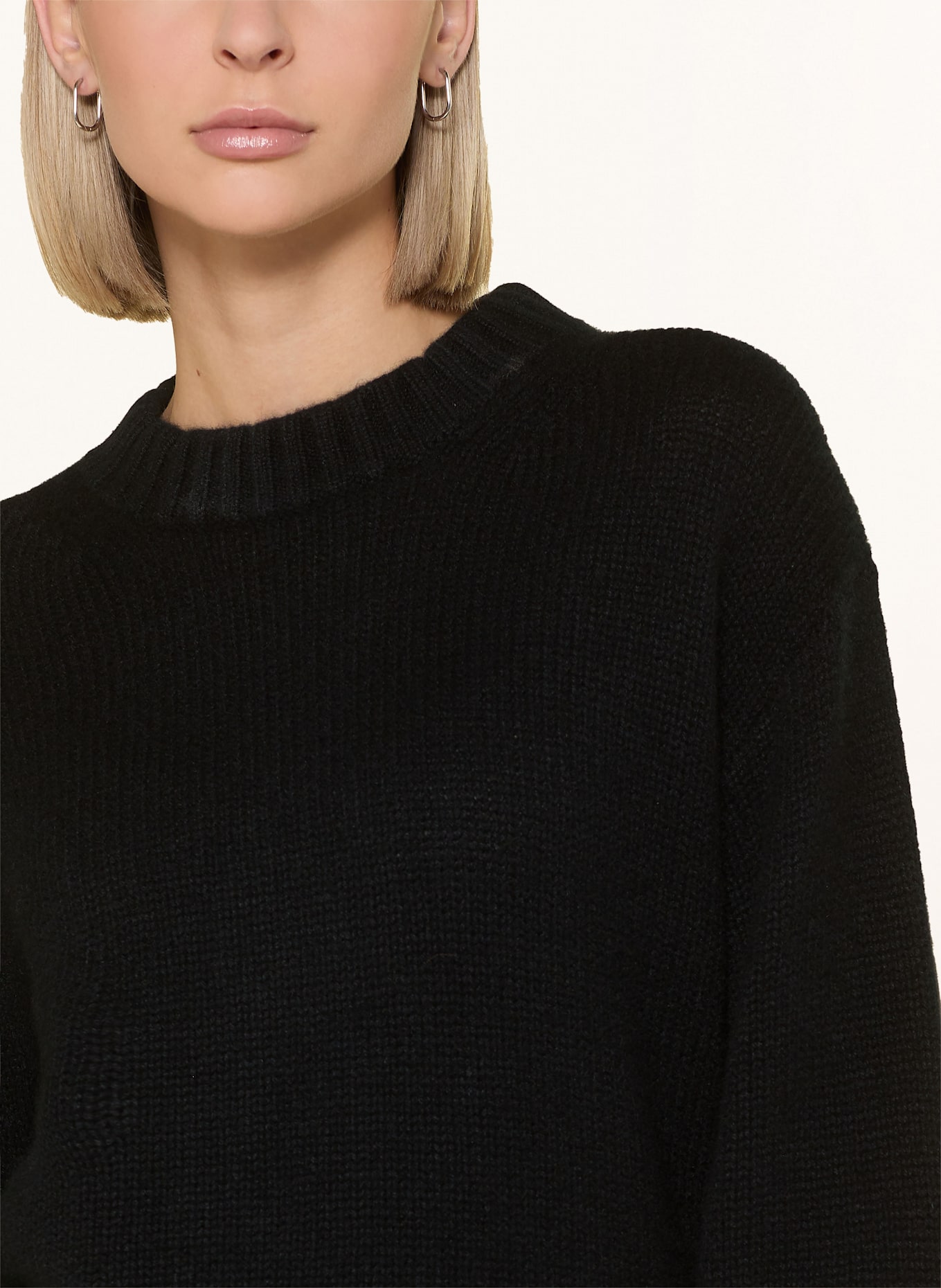 darling harbour Cashmere-Pullover: SCHWARZ