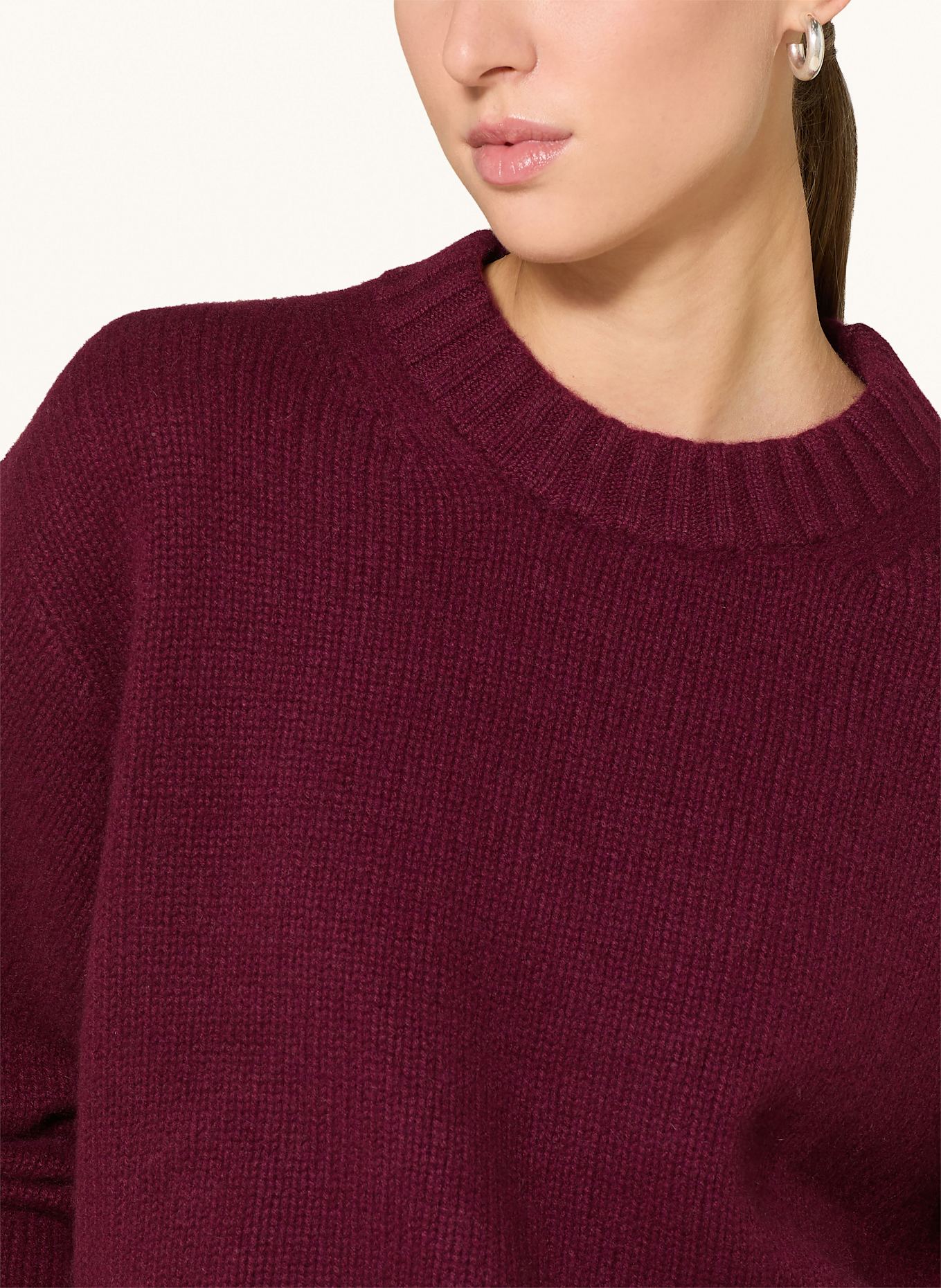 darling harbour Cashmere-Pullover: BORDEAUX