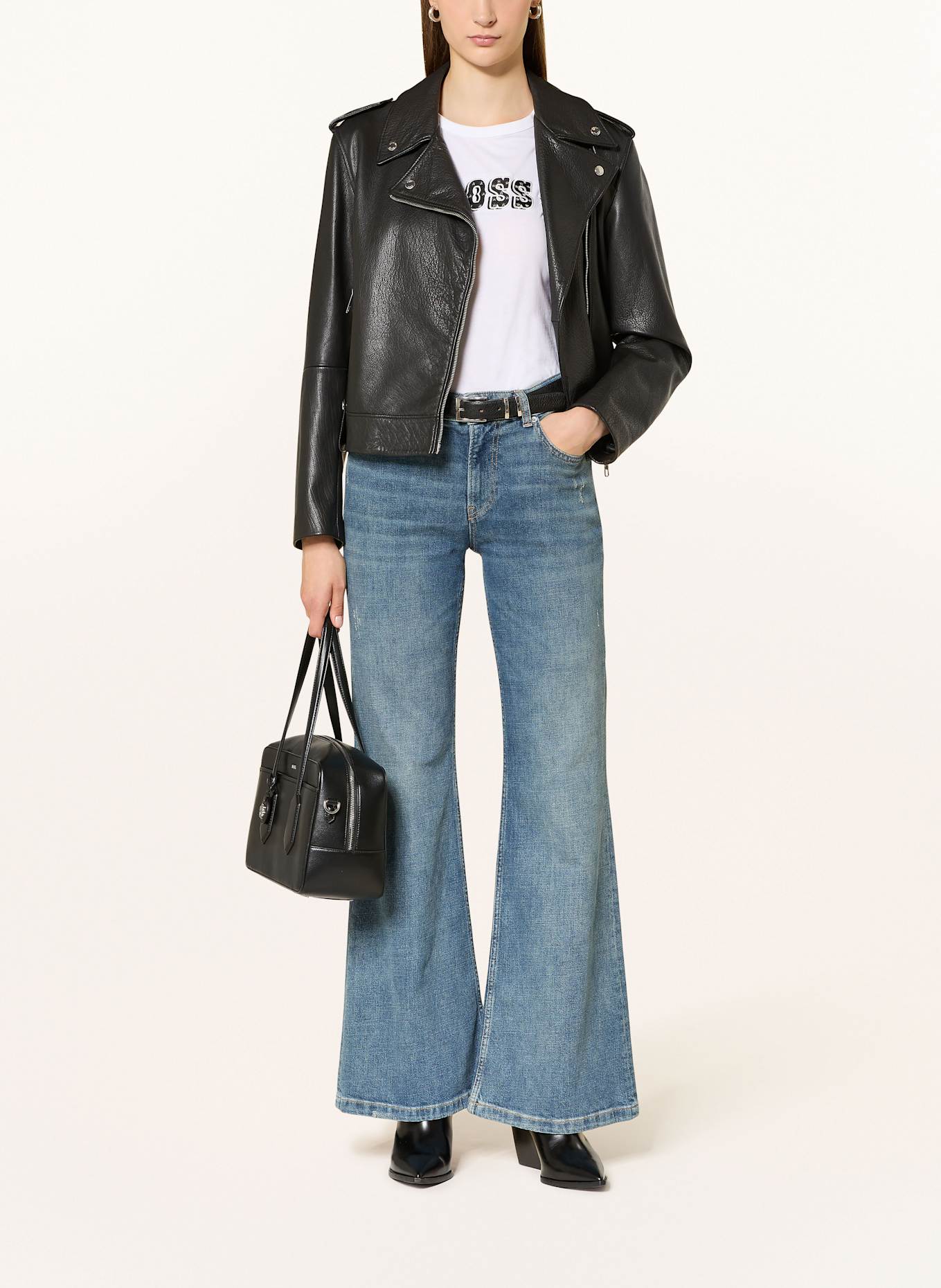 BOSS Flared Jeans SOFT: 422 MEDIUM BLUE