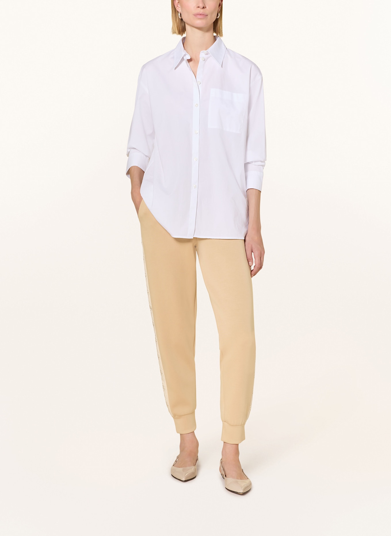 GUESS Hose NEW VICTOIRE im Jogging-Stil: CAMEL