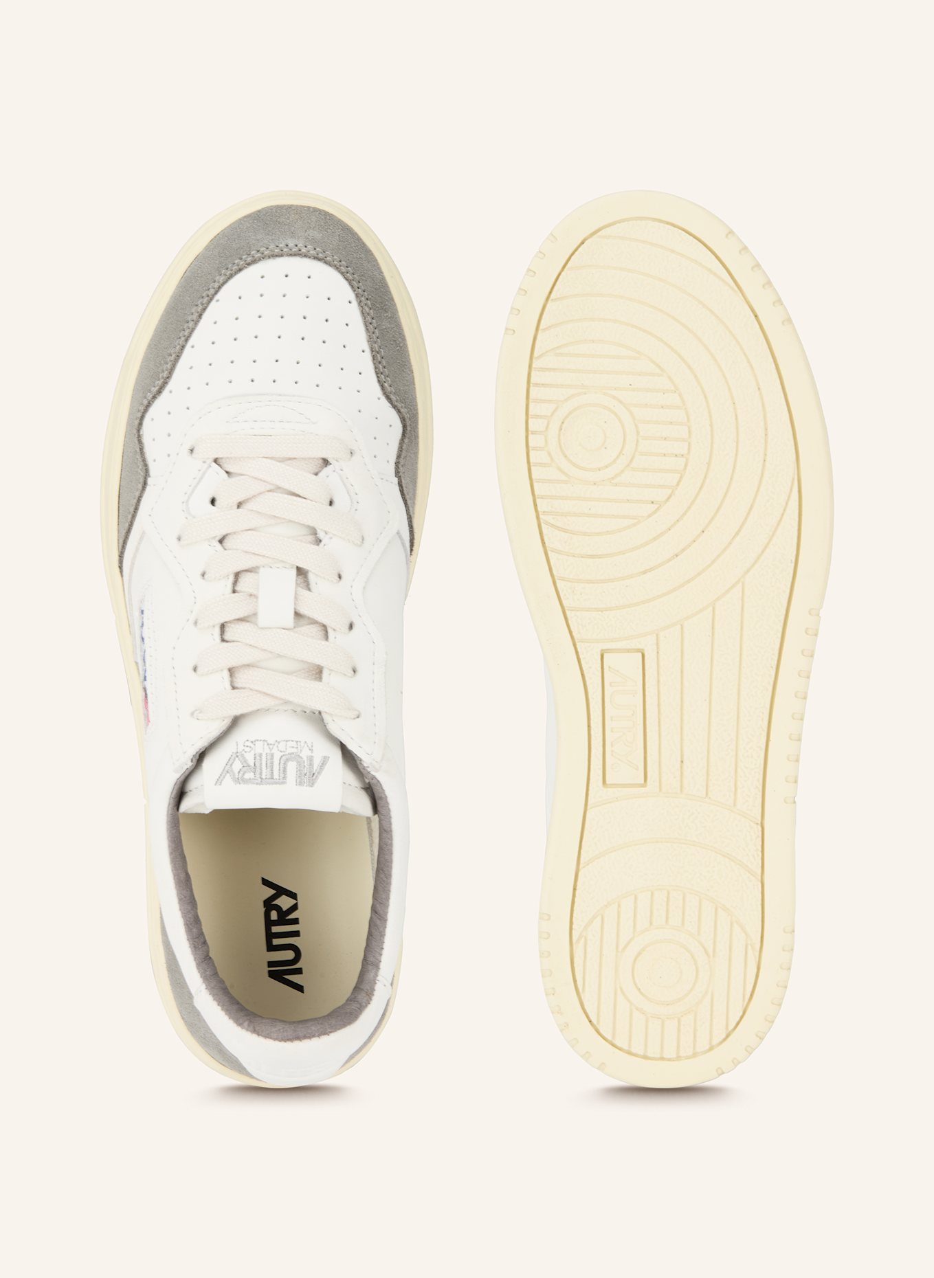 AUTRY Sneaker MEDALIST LOW: WEISS