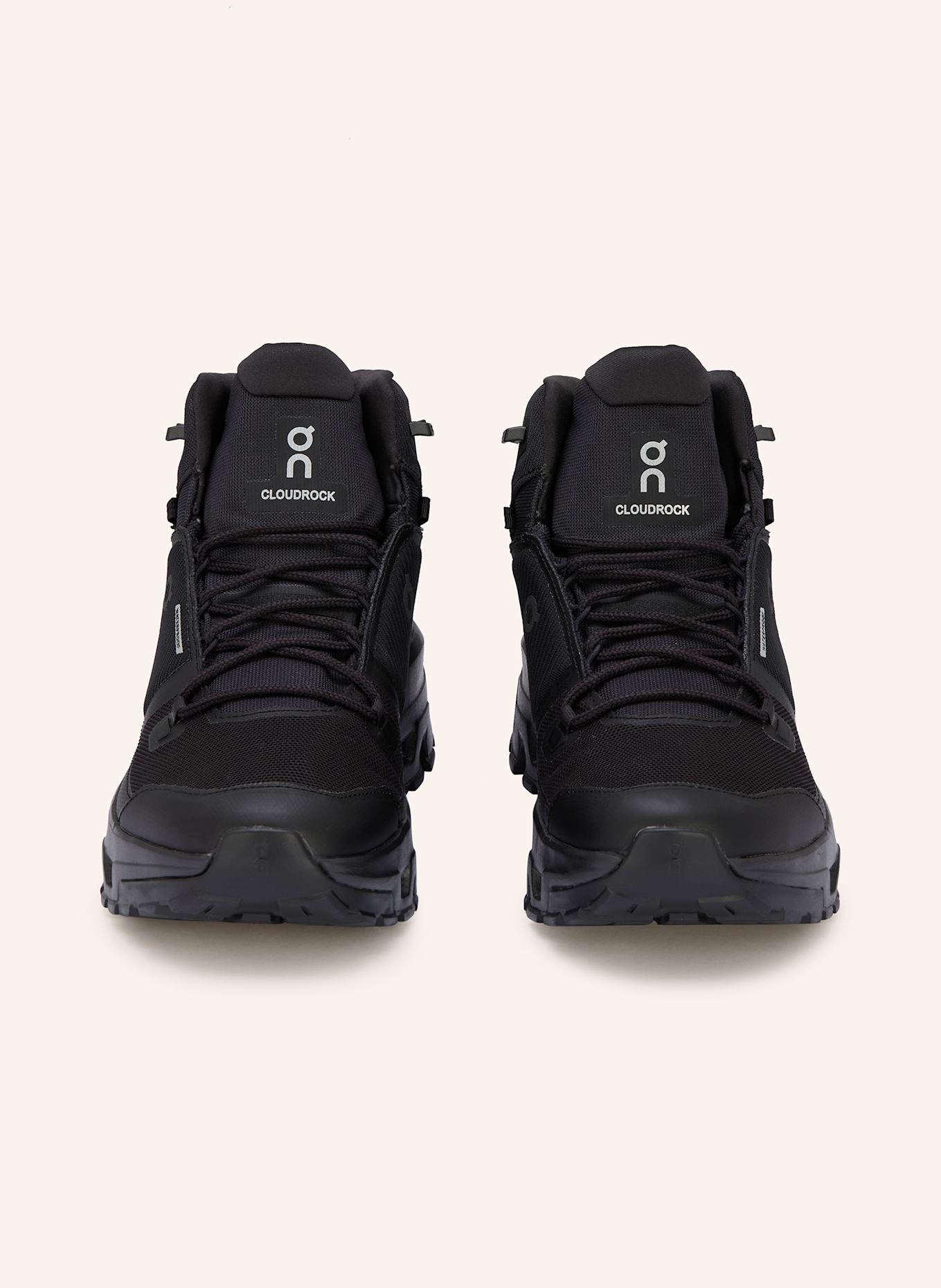 On Wanderschuhe CLOUDROCK MID WP: SCHWARZ