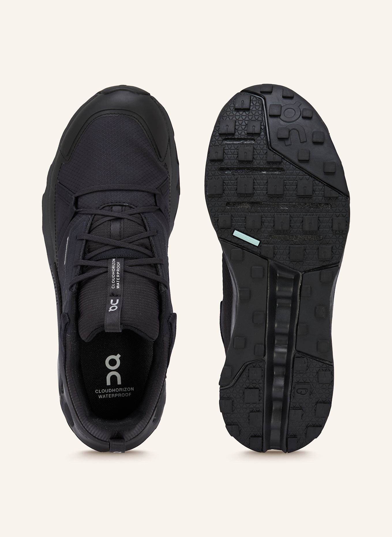 On Wanderschuhe CLOUDHORIZON WATERPROOF: SCHWARZ