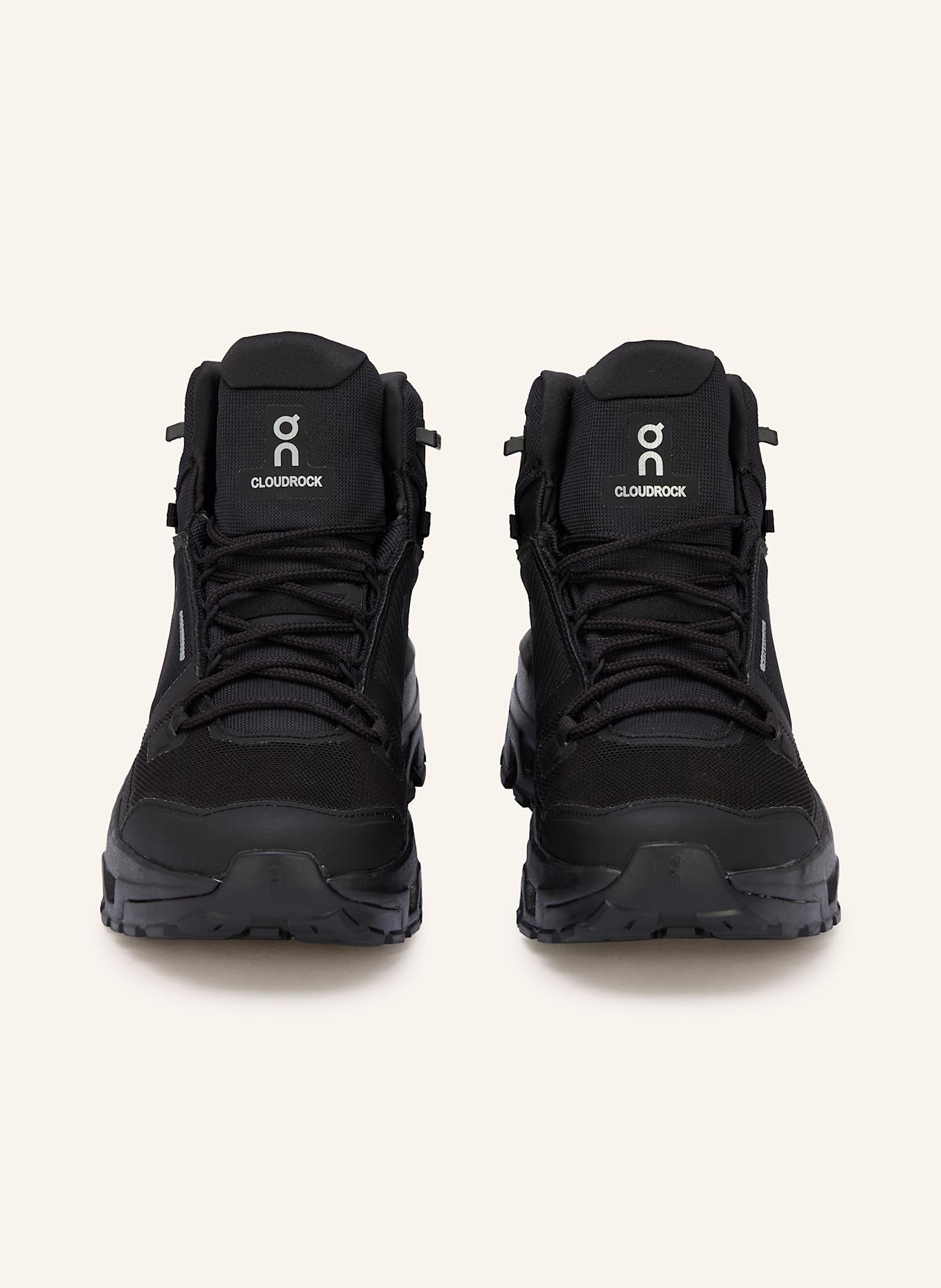 On Wanderschuhe CLOUDROCK MID WP: SCHWARZ