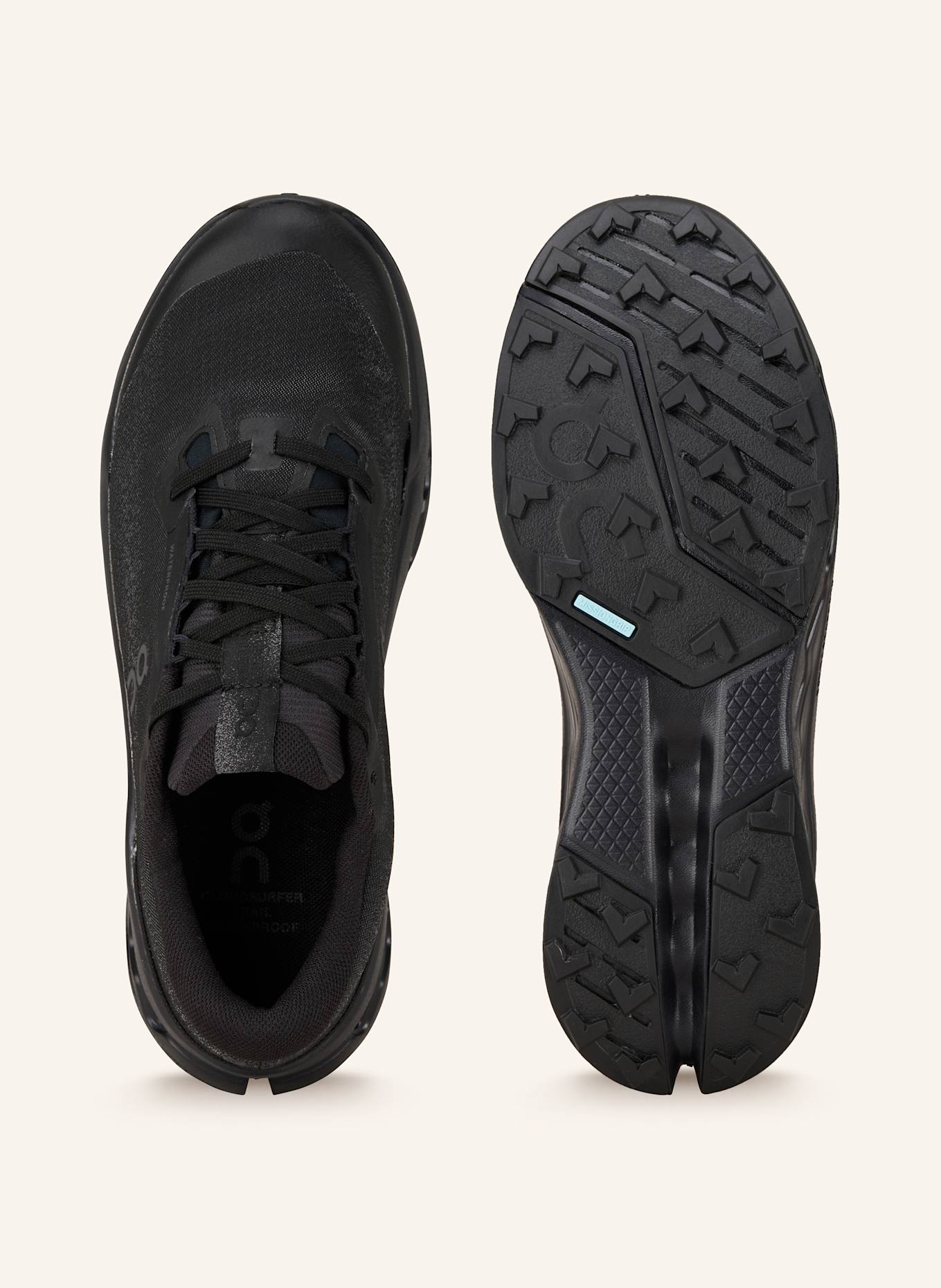 On Trail running shoes CLOUDSURFER TRAIL 2: BLACK
