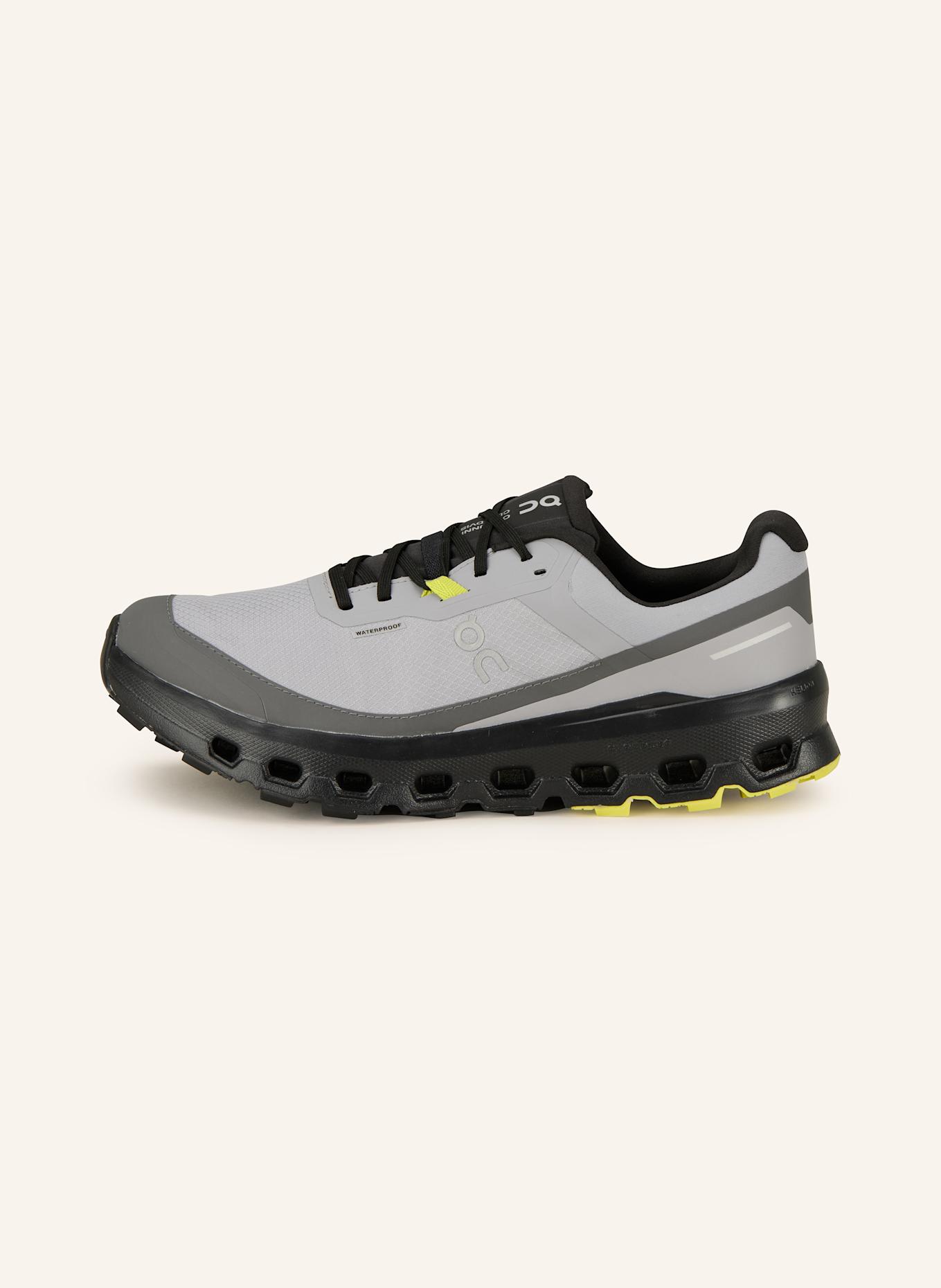 On Trailrunning-Schuhe CLOUDVISTA 2 WATERPROOF: GRAU / SCHWARZ