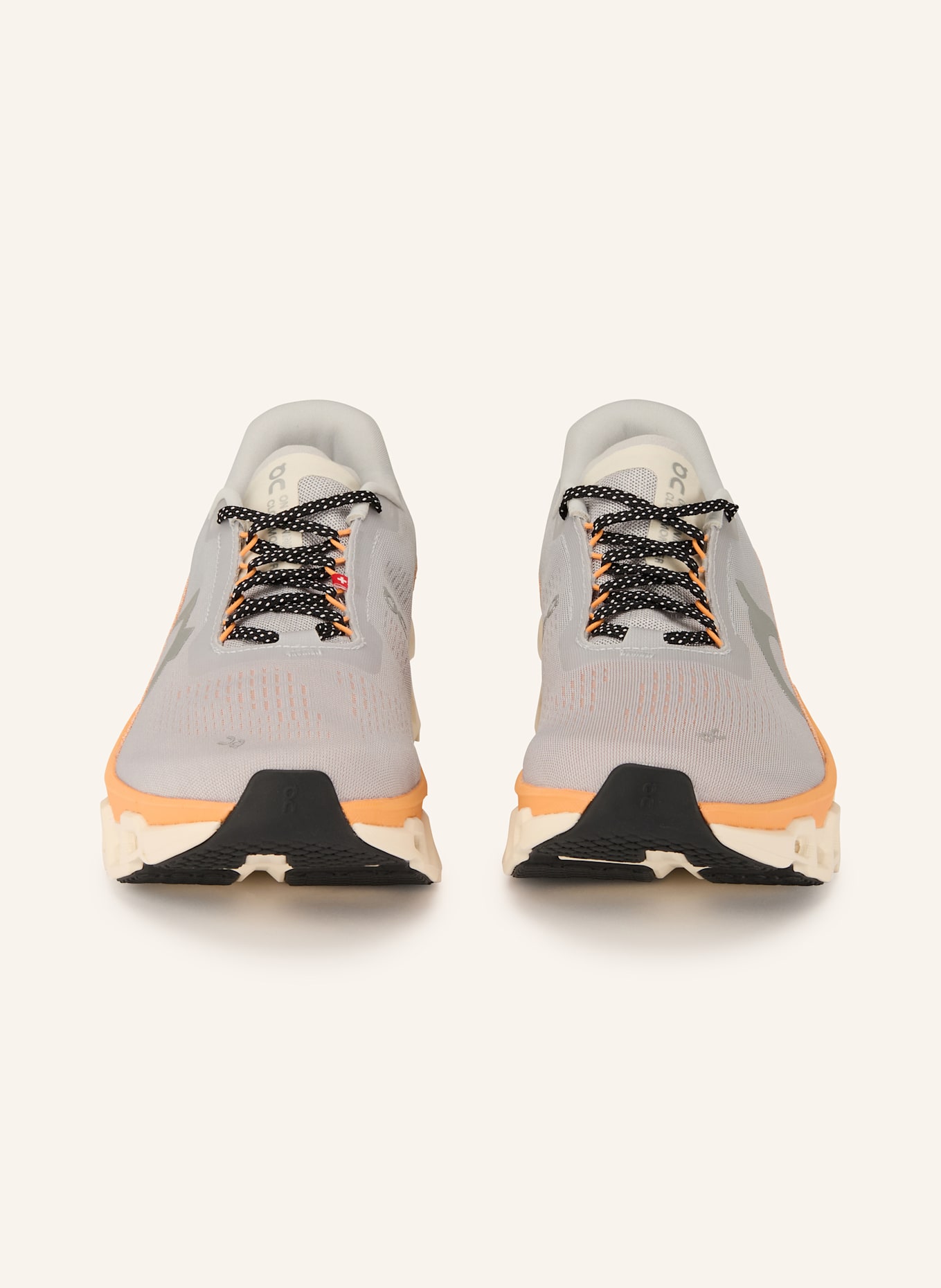 On Laufschuhe CLOUDMONSTER 2: GRAU / HELLORANGE